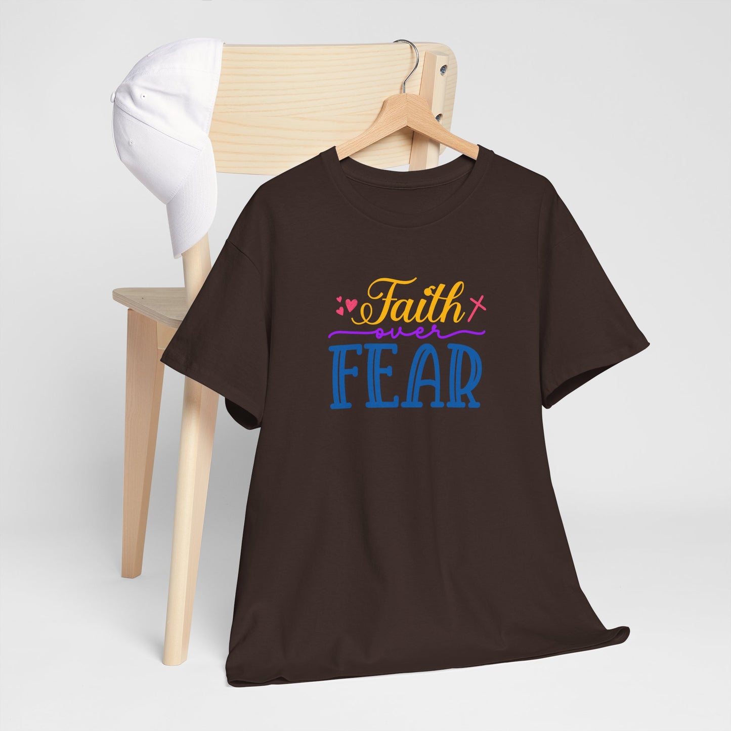 Faith Over Fear - Unisex Heavy Cotton Tee