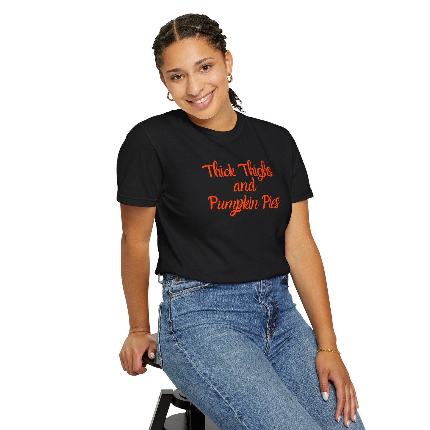 Thick Thighs and Pumpkin Pies T-shirt for Women