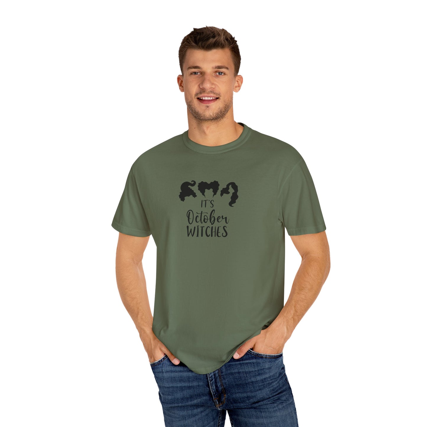 It's October Witches Unisex T-Shirt - Halloween Apparel