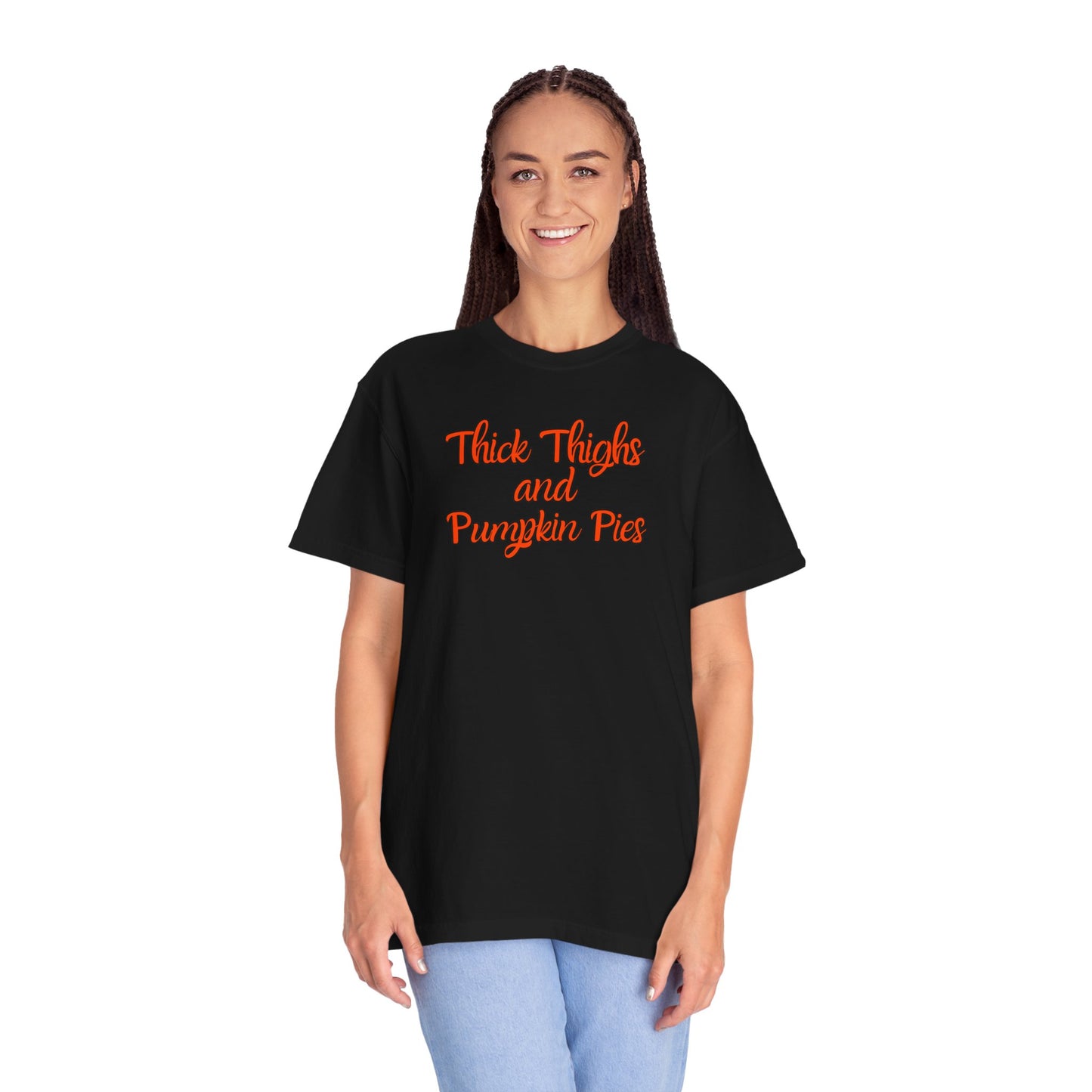 Thick Thighs and Pumpkin Pies T-shirt for Women