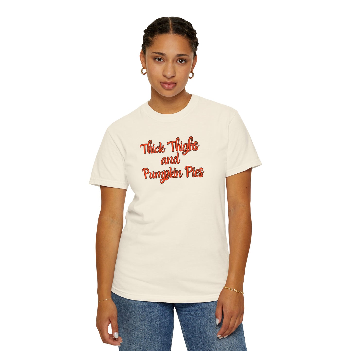 Thick Thighs and Pumpkin Pies T-shirt for Women
