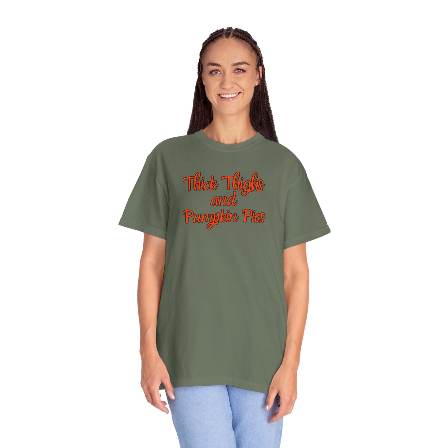 Thick Thighs and Pumpkin Pies T-shirt for Women