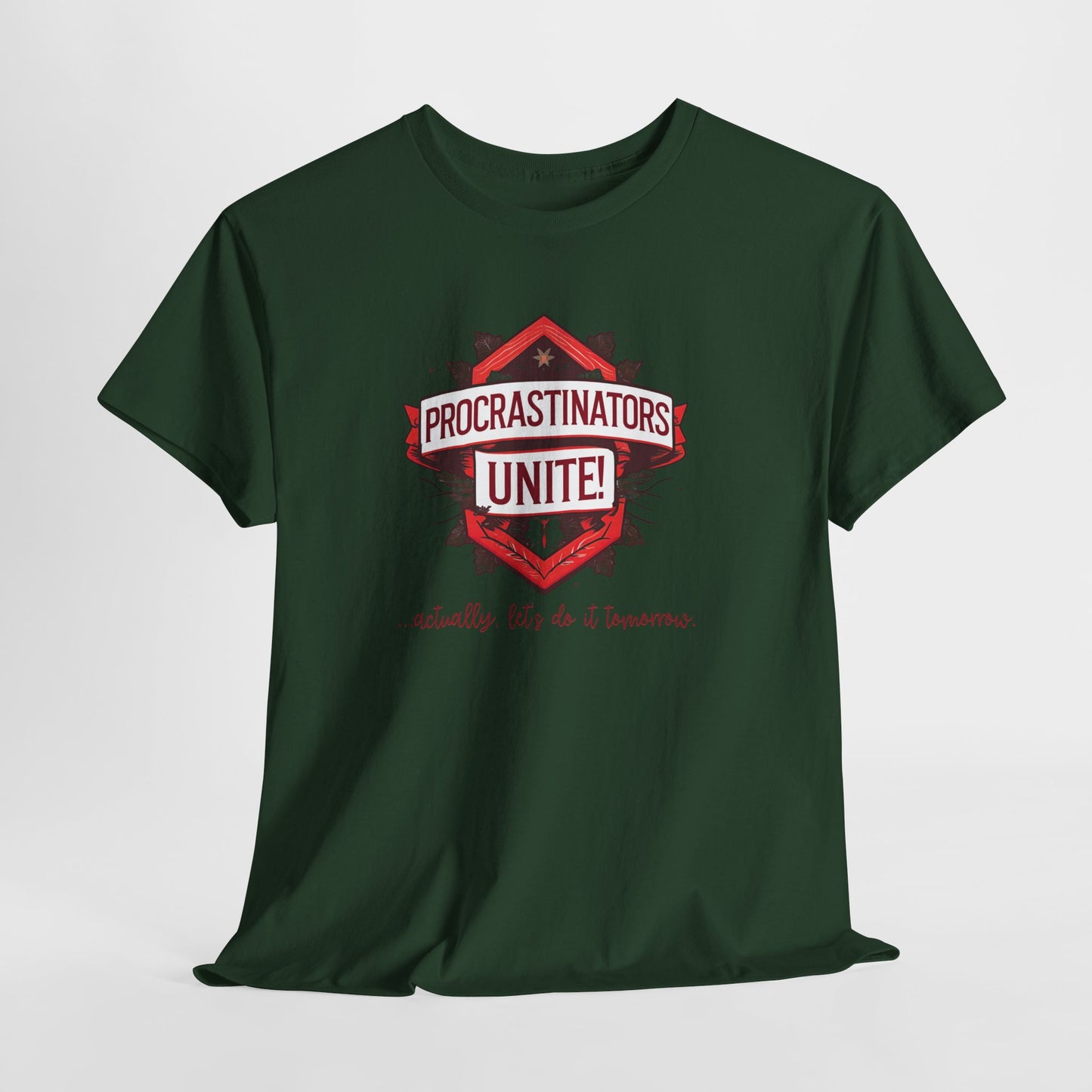 Procrastinators Unite Unisex Heavy Cotton Tee