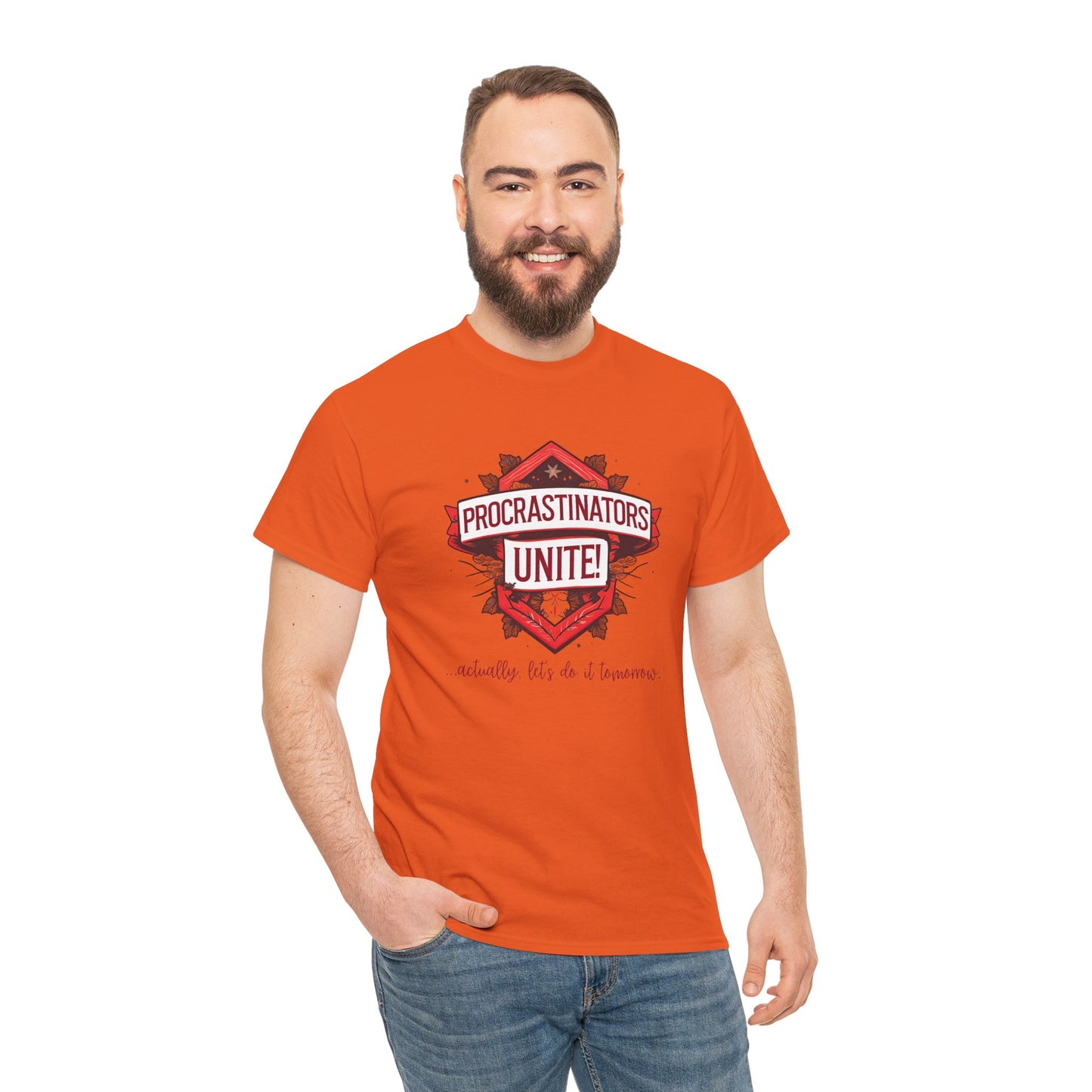 Procrastinators Unite Unisex Heavy Cotton Tee