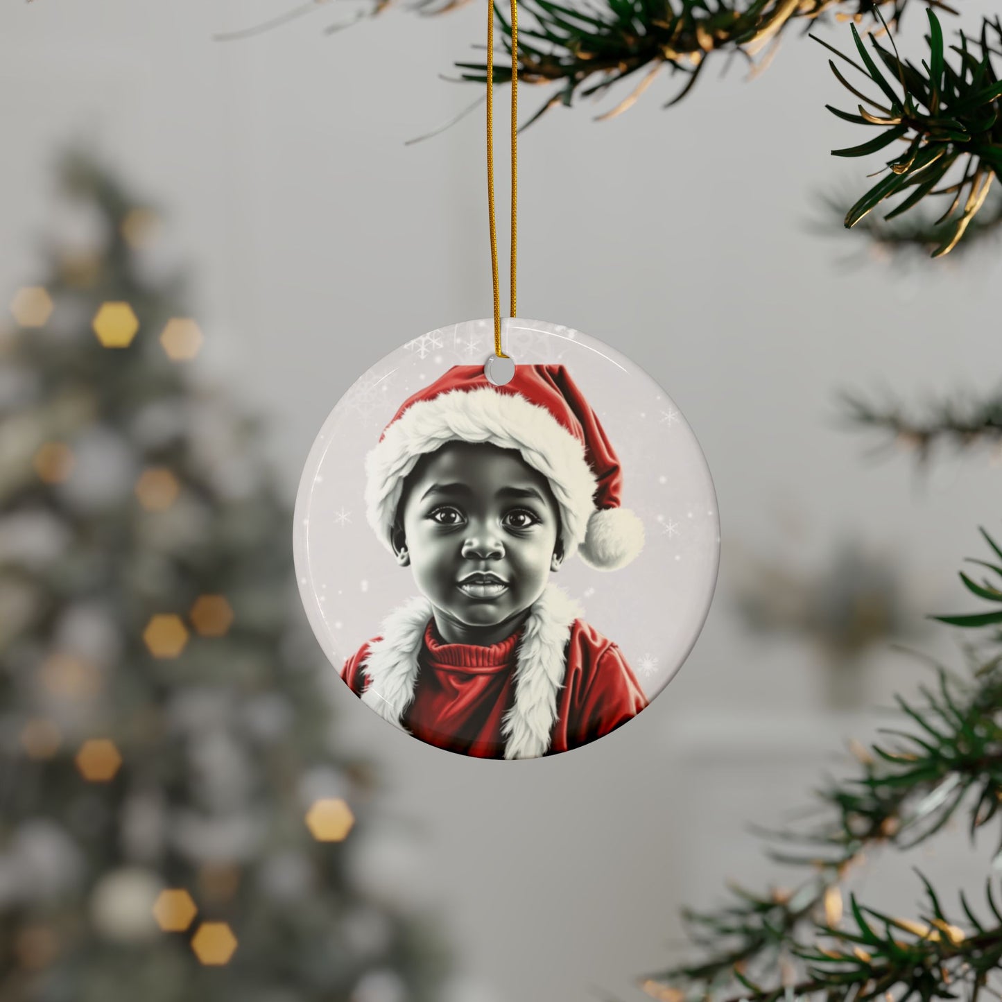 Santa Babies #4 - Precious Ceramic Christmas Ornaments Series