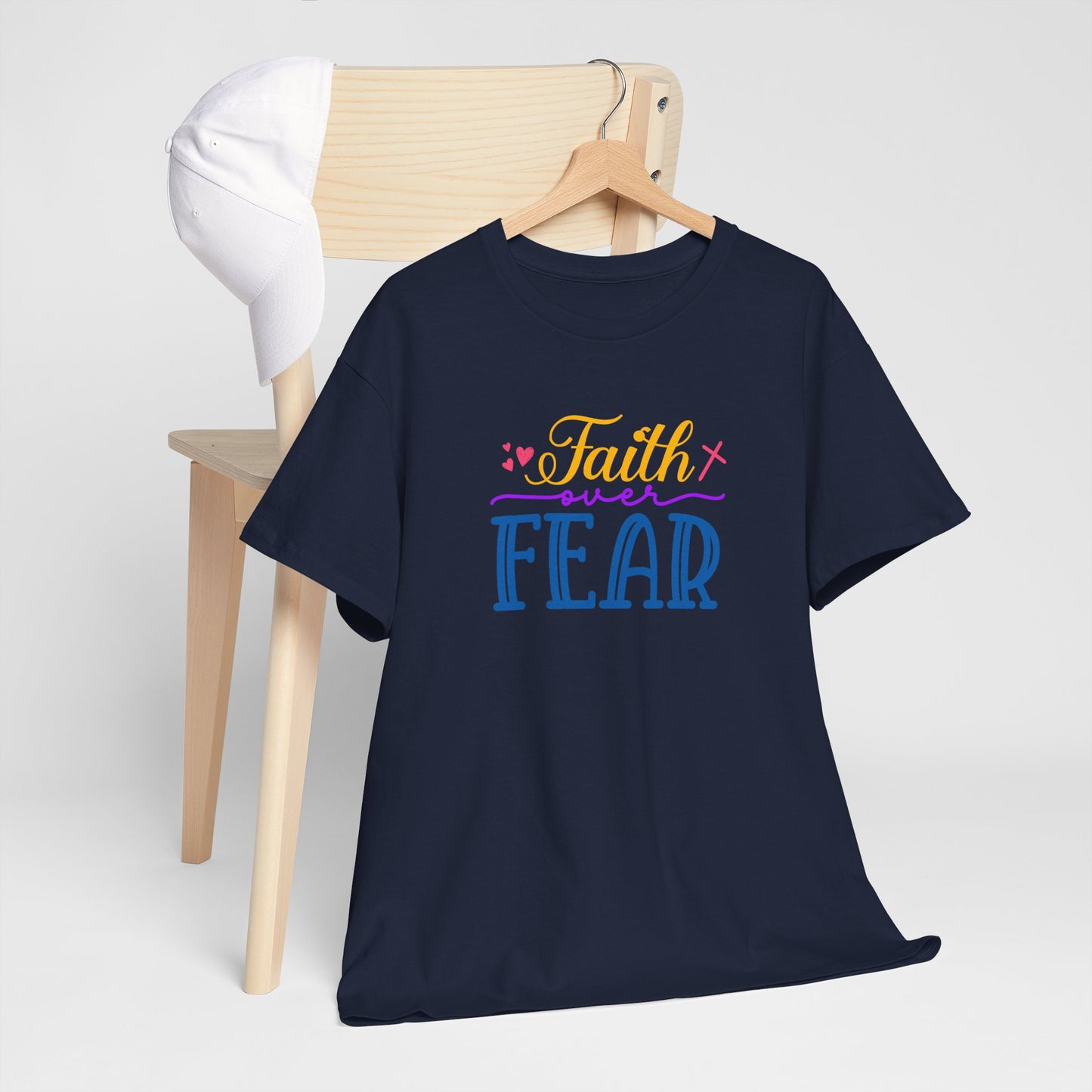 Faith Over Fear - Unisex Heavy Cotton Tee