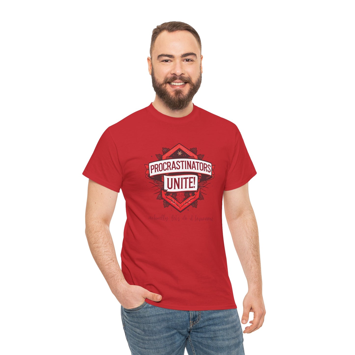 Procrastinators Unite Unisex Heavy Cotton Tee