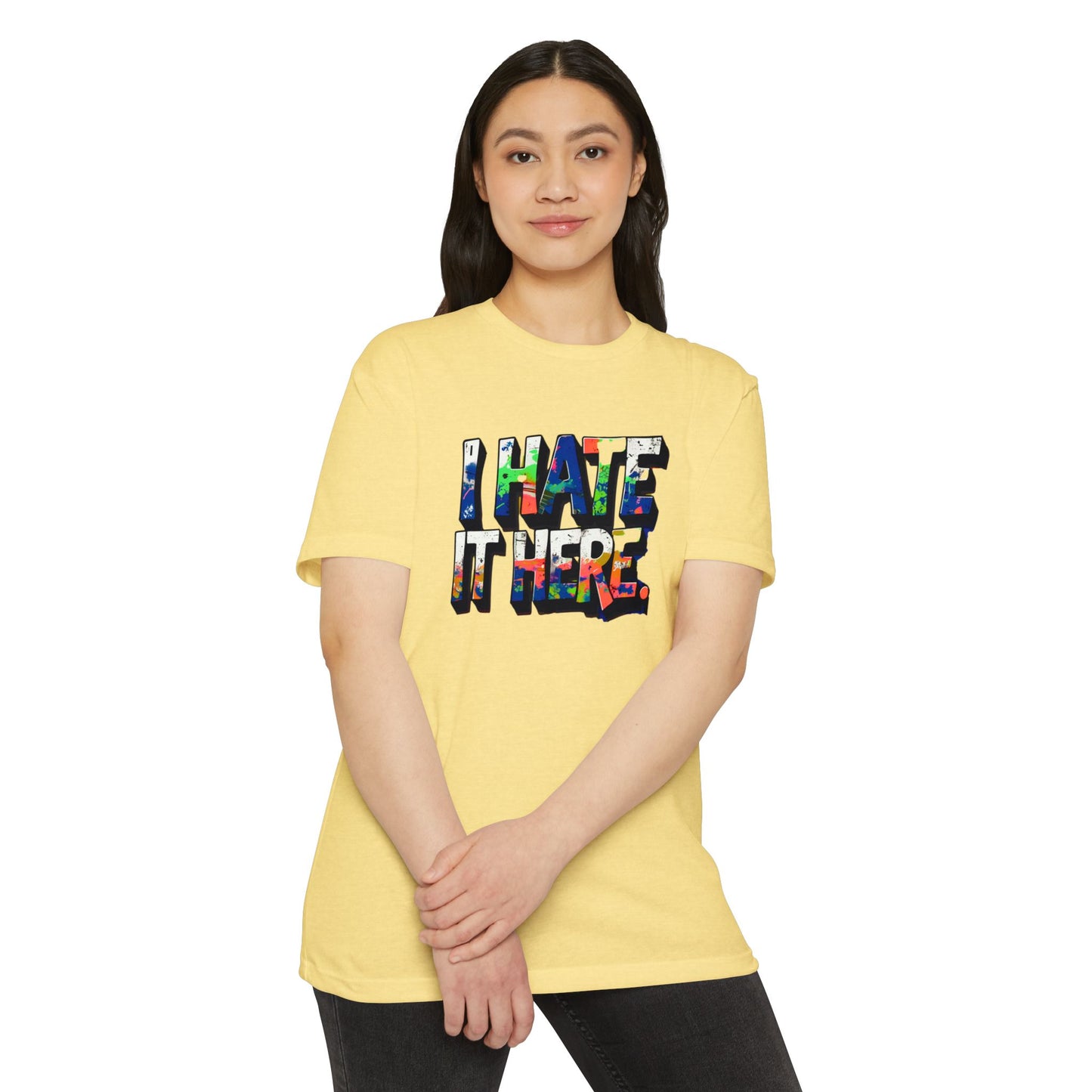 Hate it Here #1 - Unisex CVC Jersey T-shirt