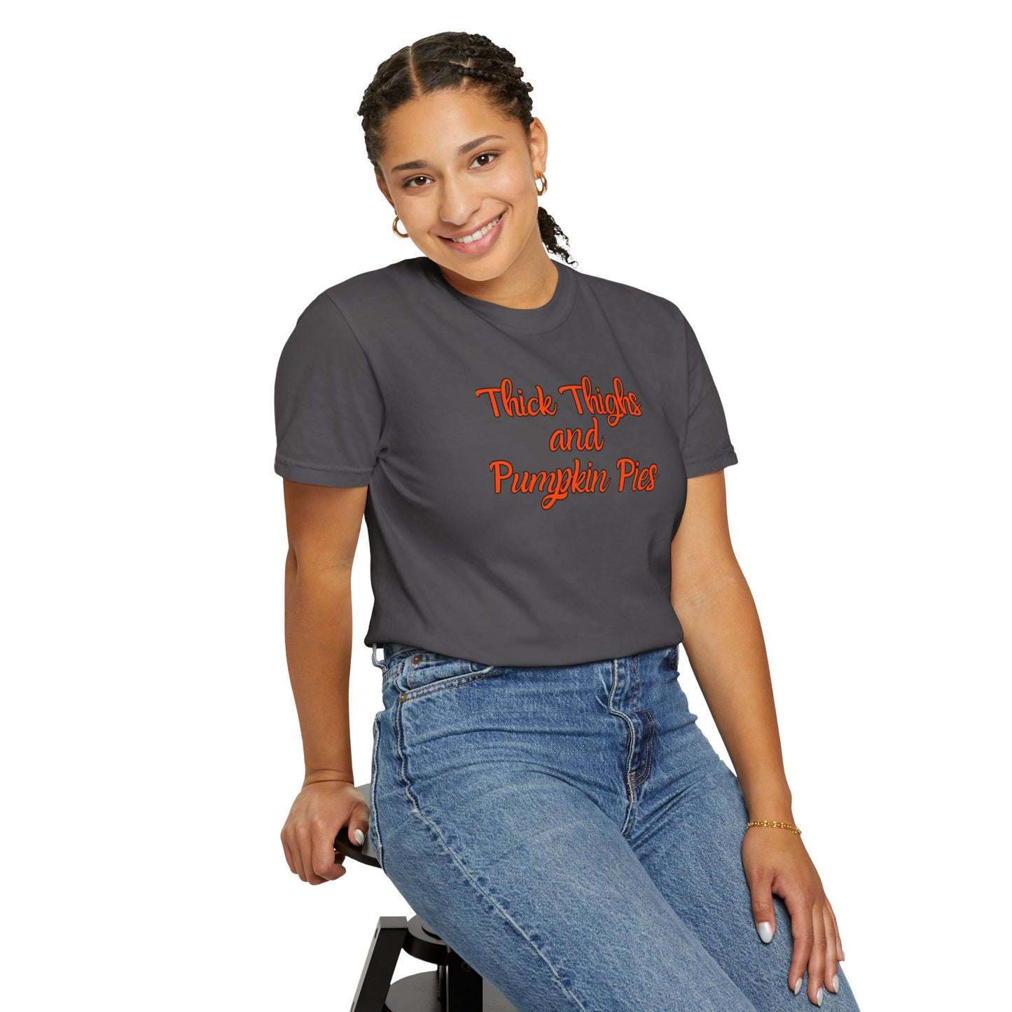 Thick Thighs and Pumpkin Pies T-shirt for Women