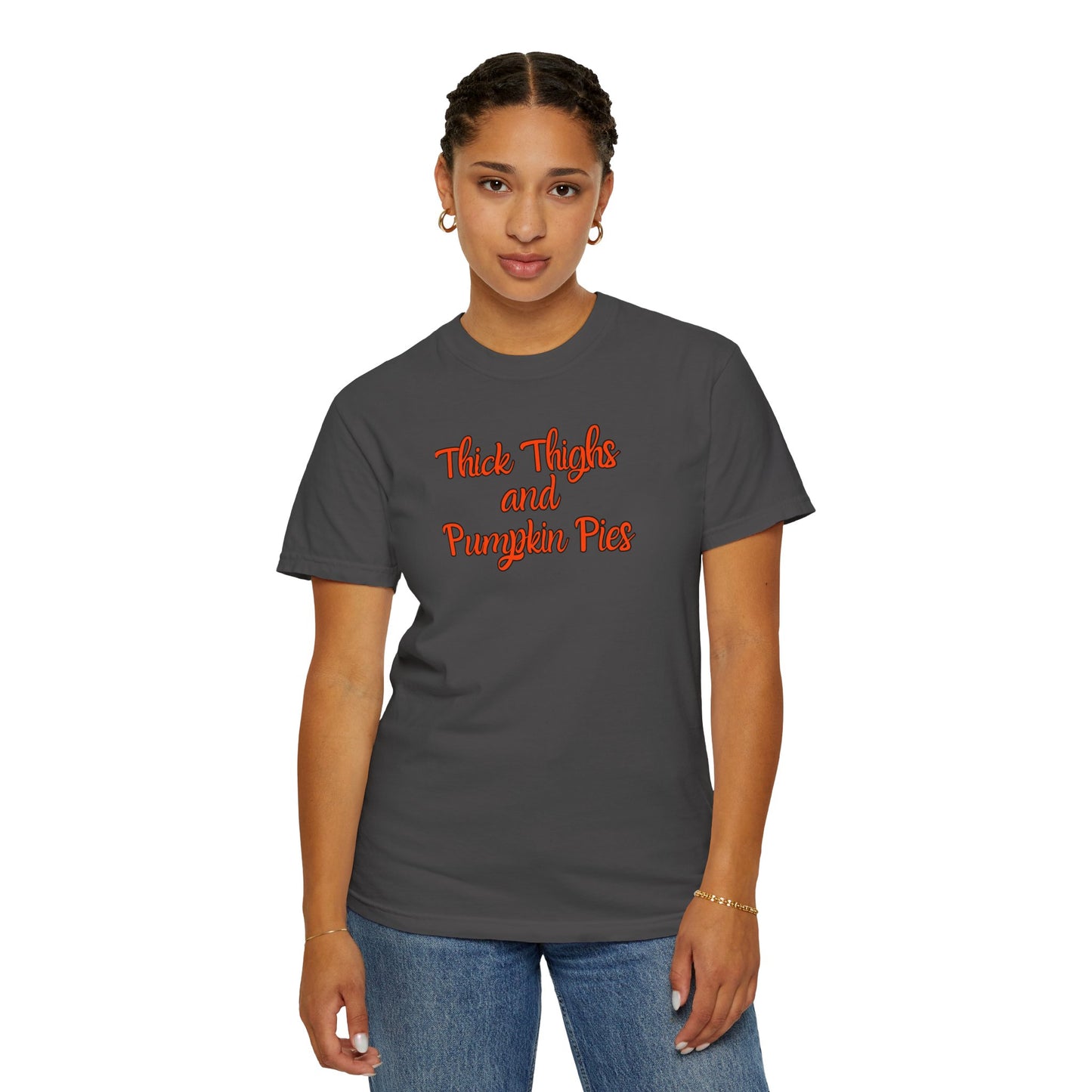 Thick Thighs and Pumpkin Pies T-shirt for Women