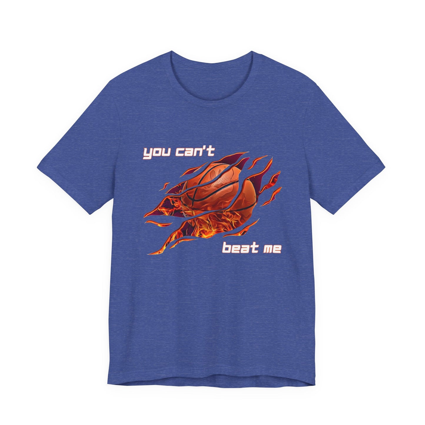 "You can't beat me" Basketball Men's Jersey Short Sleeve Tee