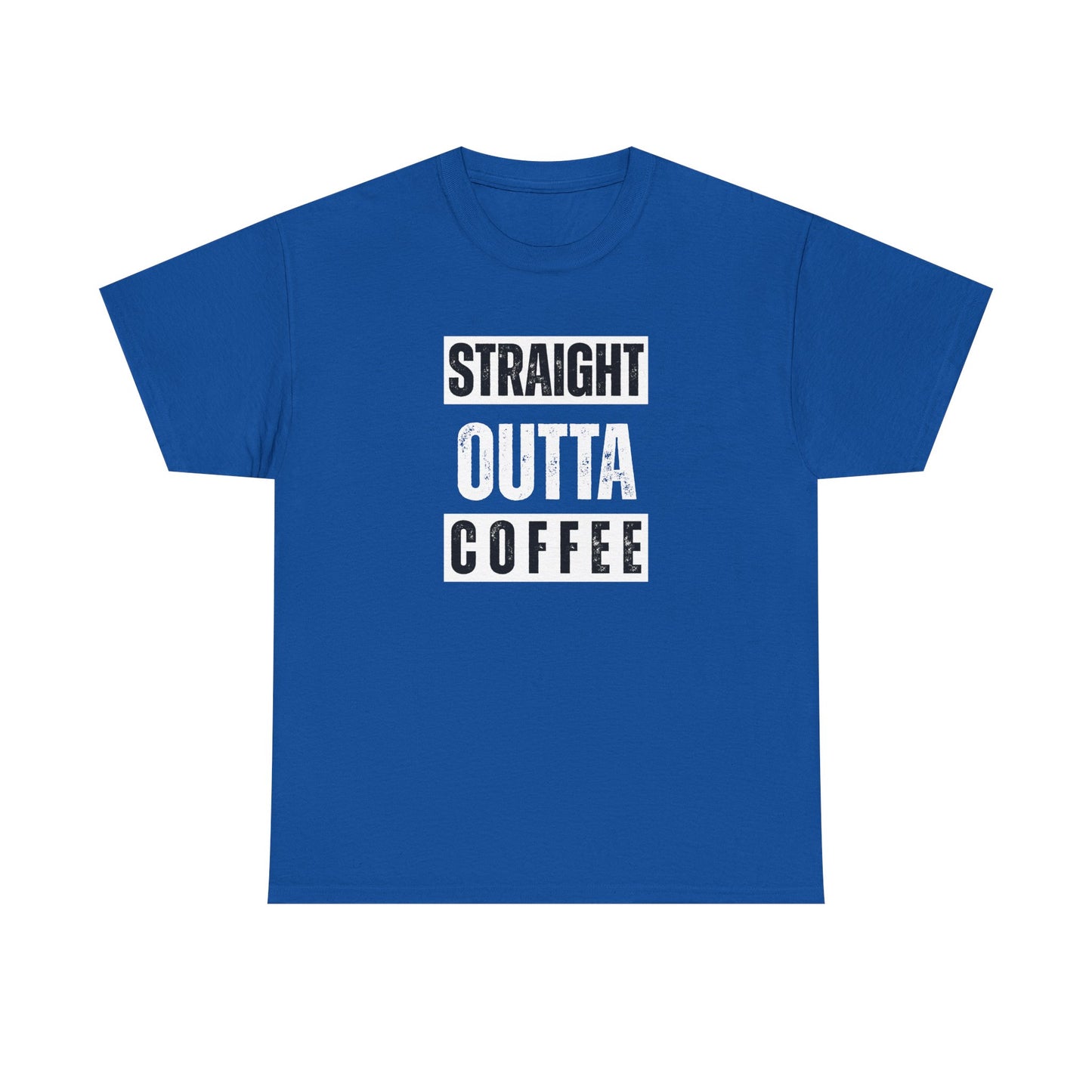 Straight Outta Coffee Unisex Heavy Cotton Tee