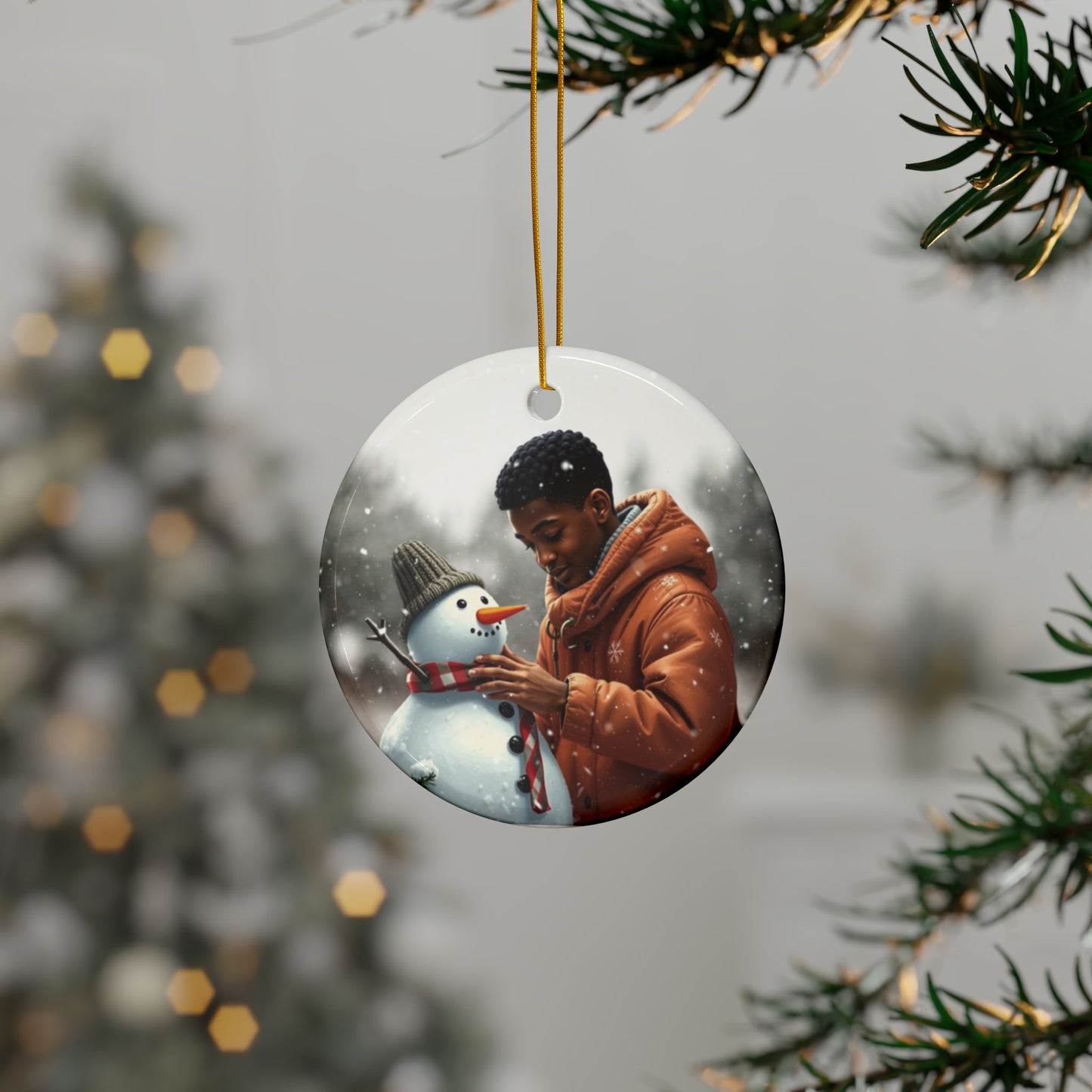 Build a Snowman - Premium Ornament