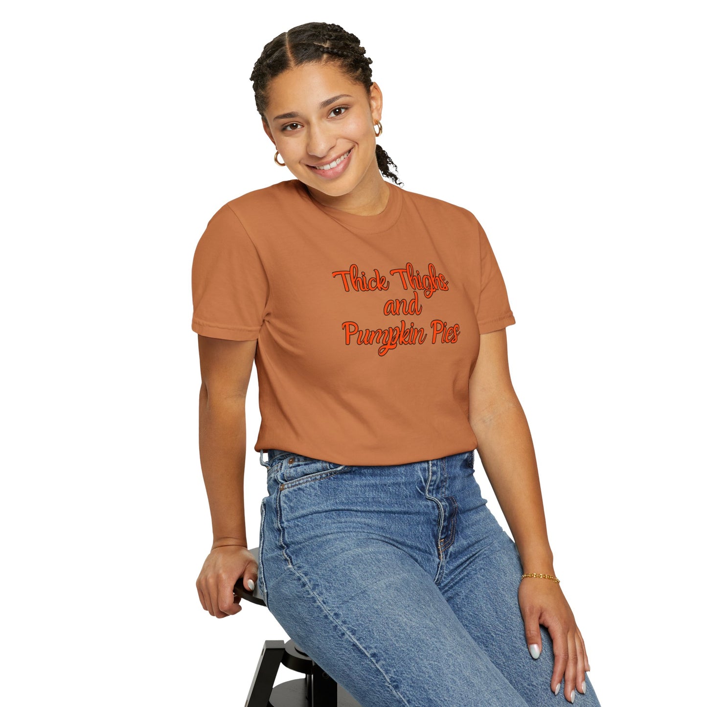 Thick Thighs and Pumpkin Pies T-shirt for Women