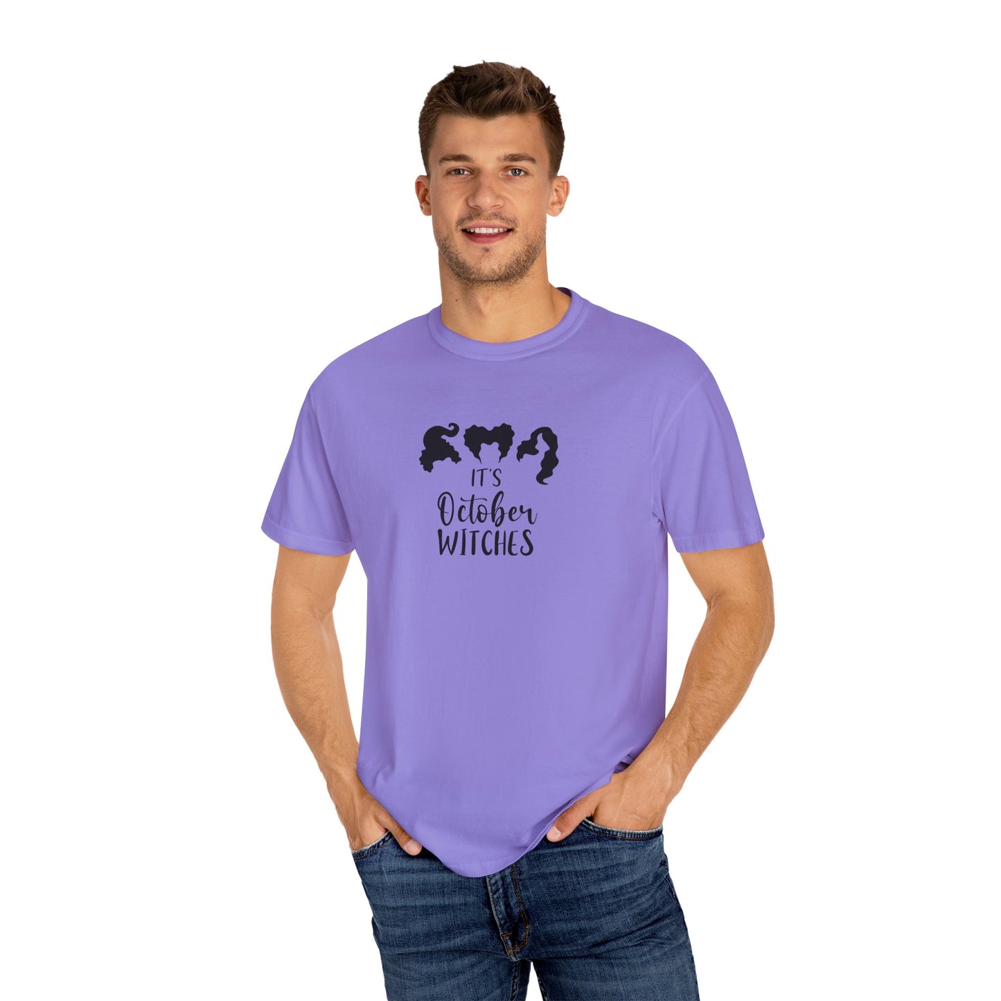 It's October Witches Unisex T-Shirt - Halloween Apparel