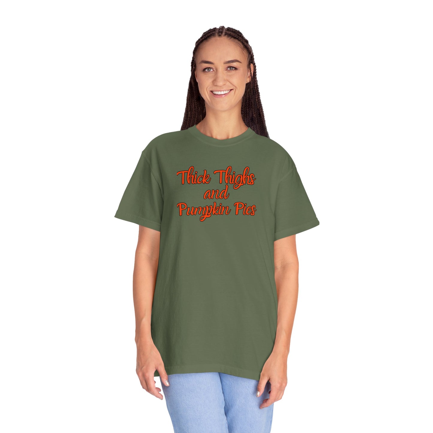 Thick Thighs and Pumpkin Pies T-shirt for Women