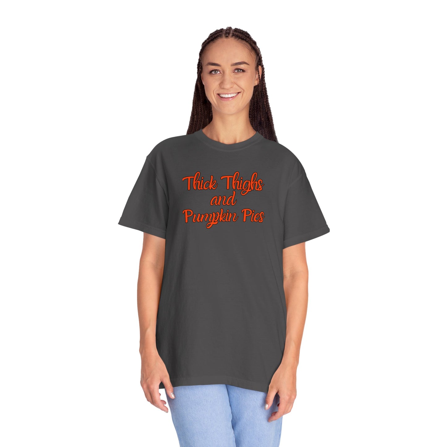 Thick Thighs and Pumpkin Pies T-shirt for Women
