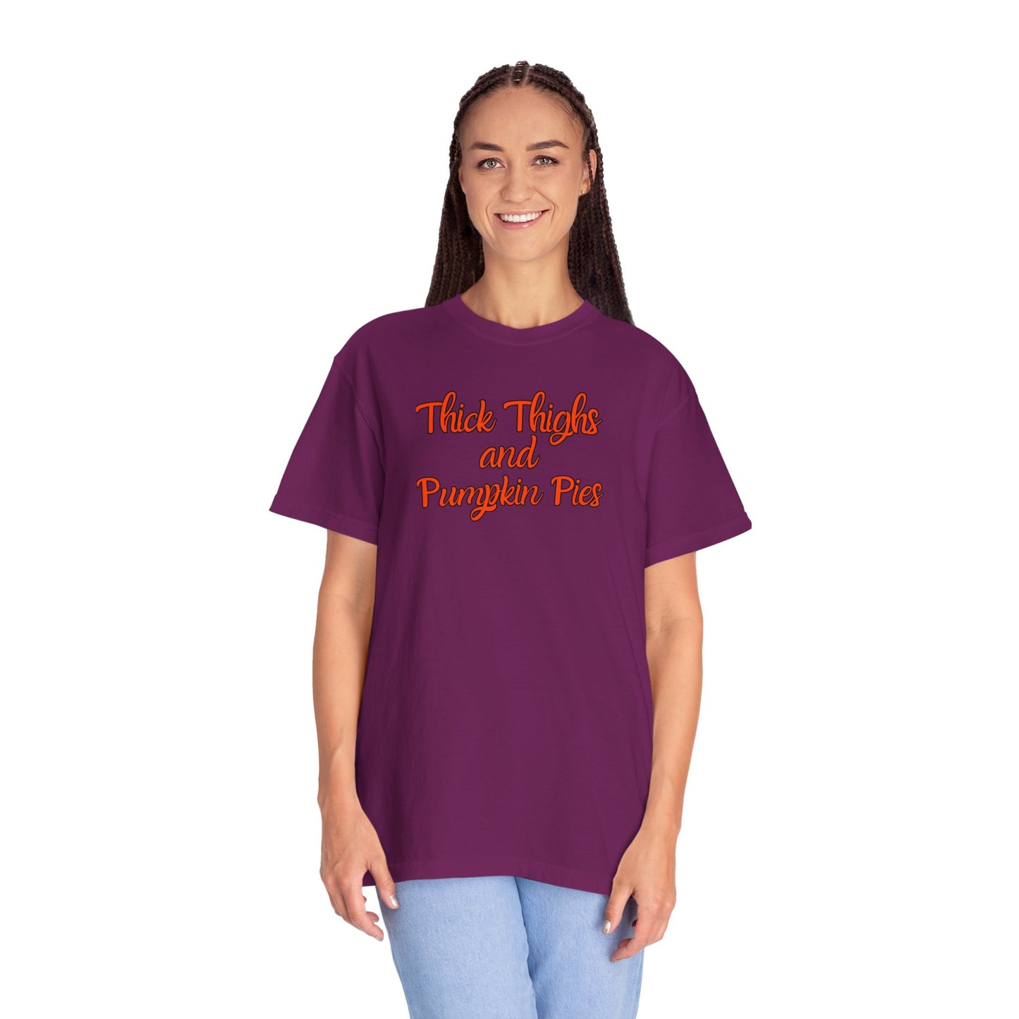 Thick Thighs and Pumpkin Pies T-shirt for Women