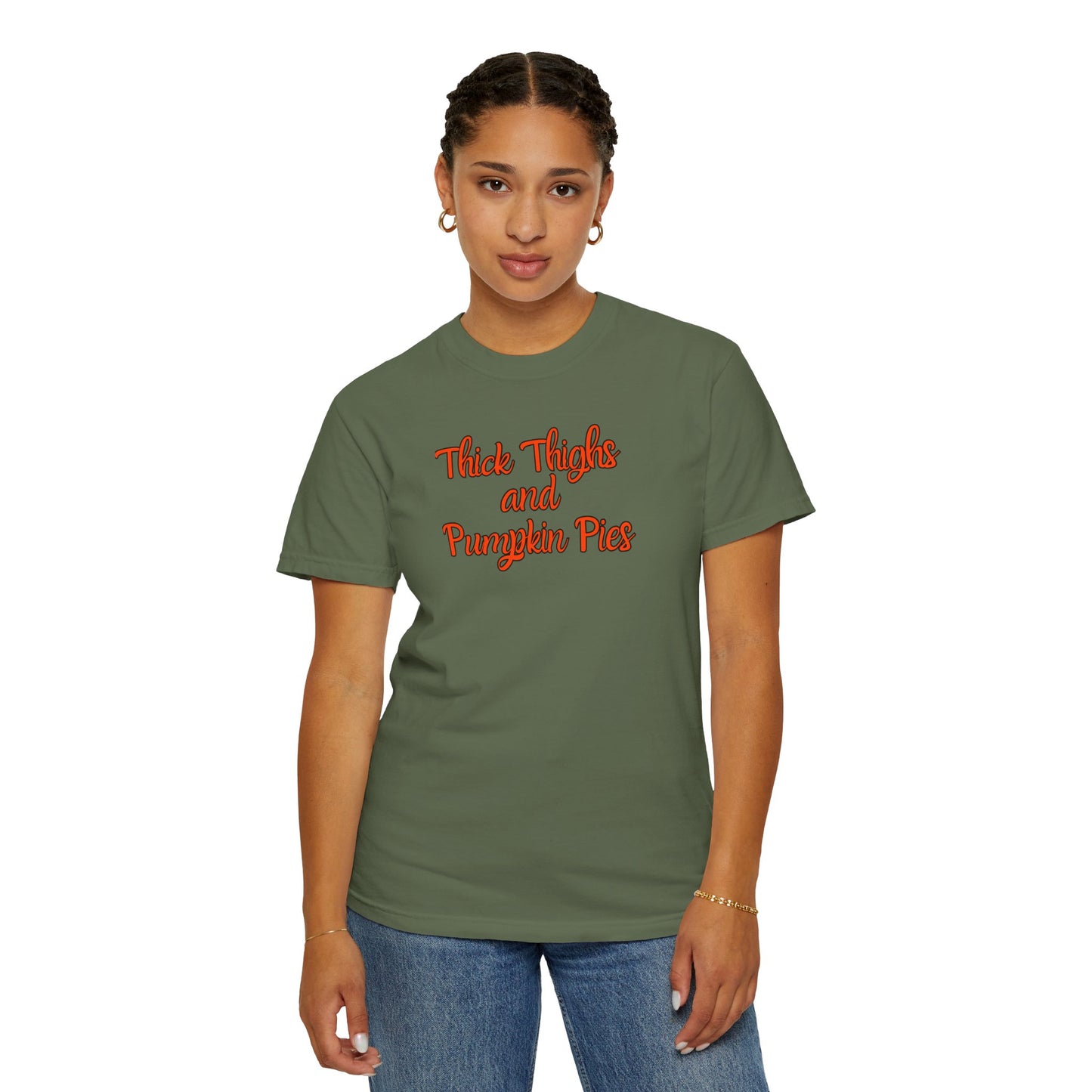 Thick Thighs and Pumpkin Pies T-shirt for Women