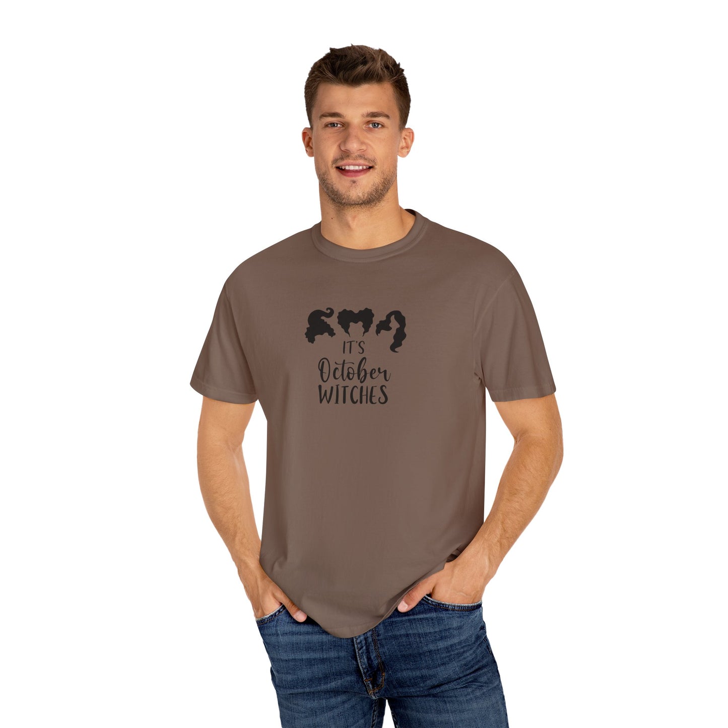 It's October Witches Unisex T-Shirt - Halloween Apparel