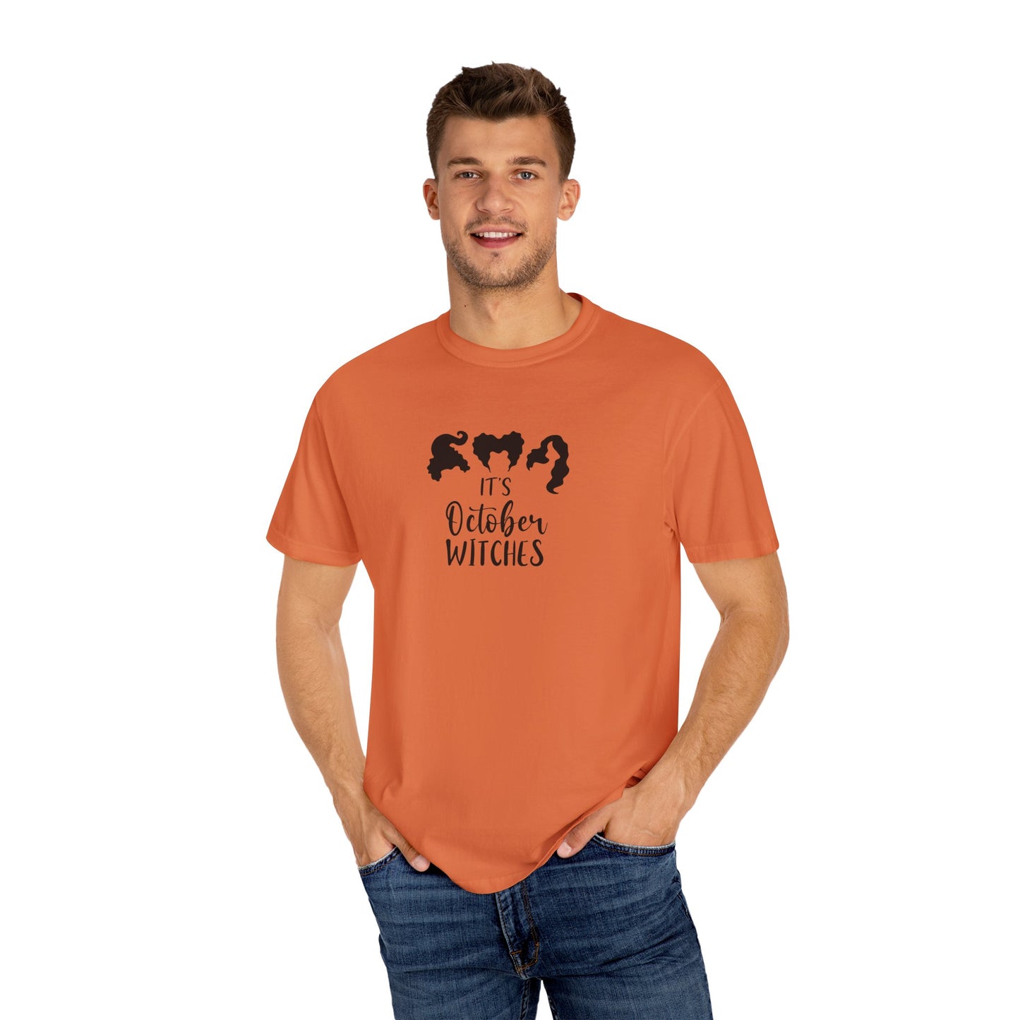 It's October Witches Unisex T-Shirt - Halloween Apparel
