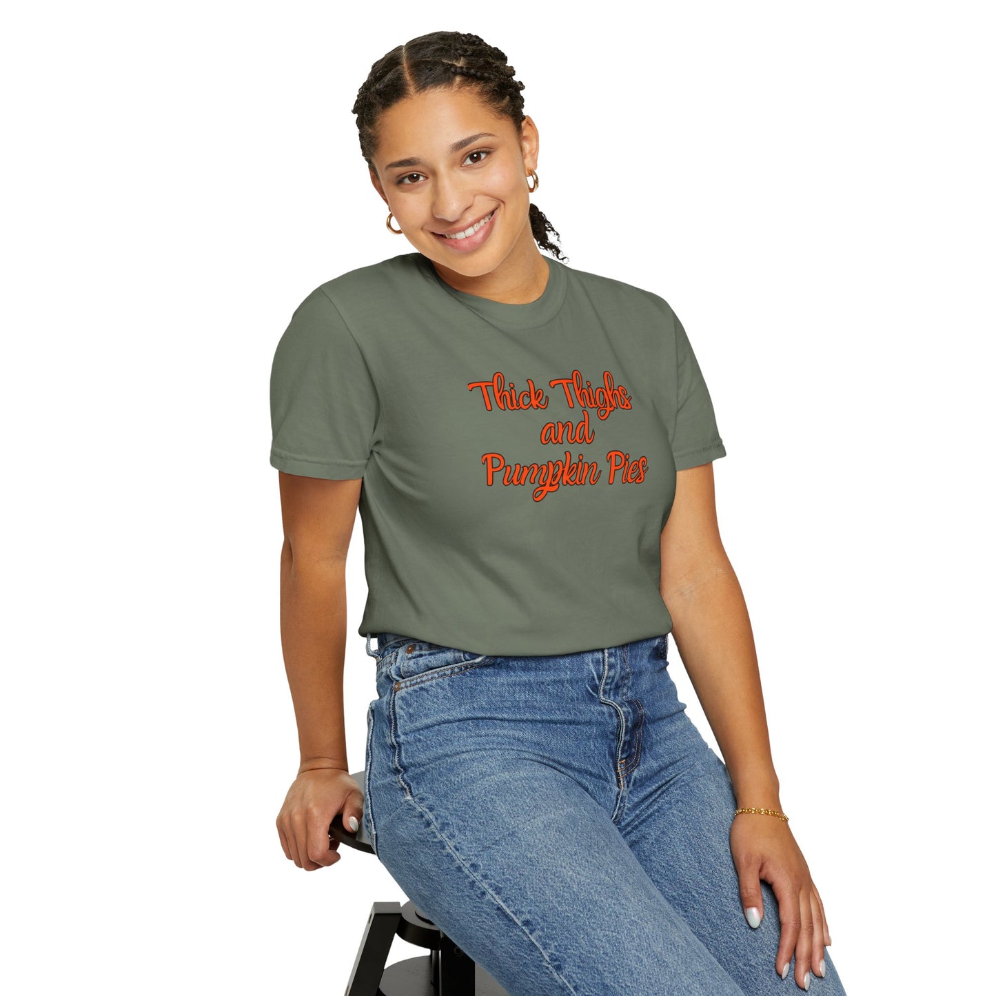 Thick Thighs and Pumpkin Pies T-shirt for Women