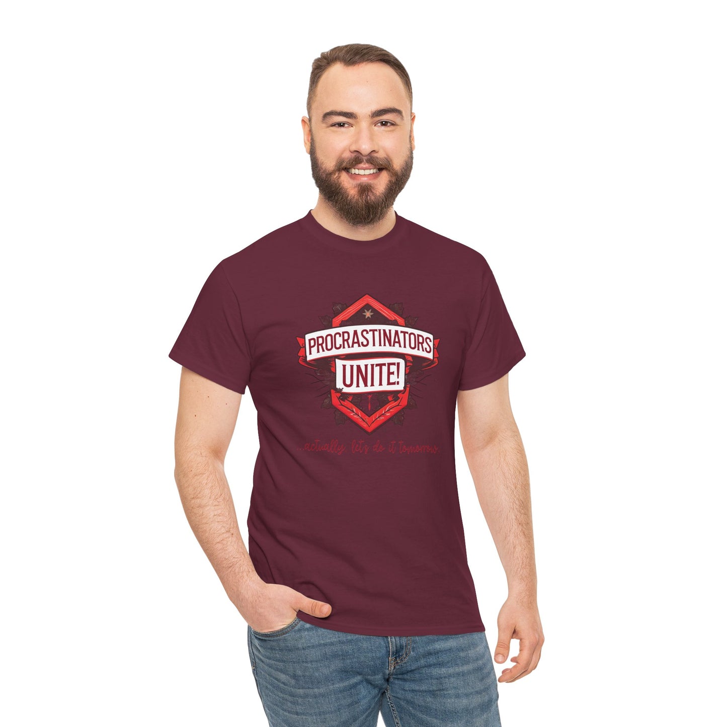 Procrastinators Unite Unisex Heavy Cotton Tee