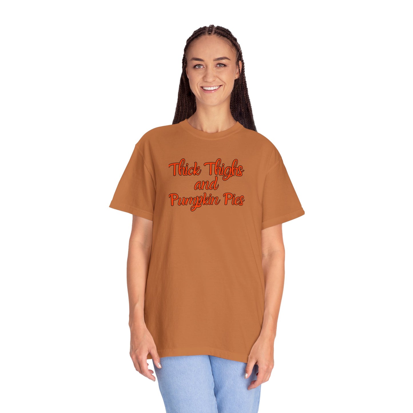 Thick Thighs and Pumpkin Pies T-shirt for Women