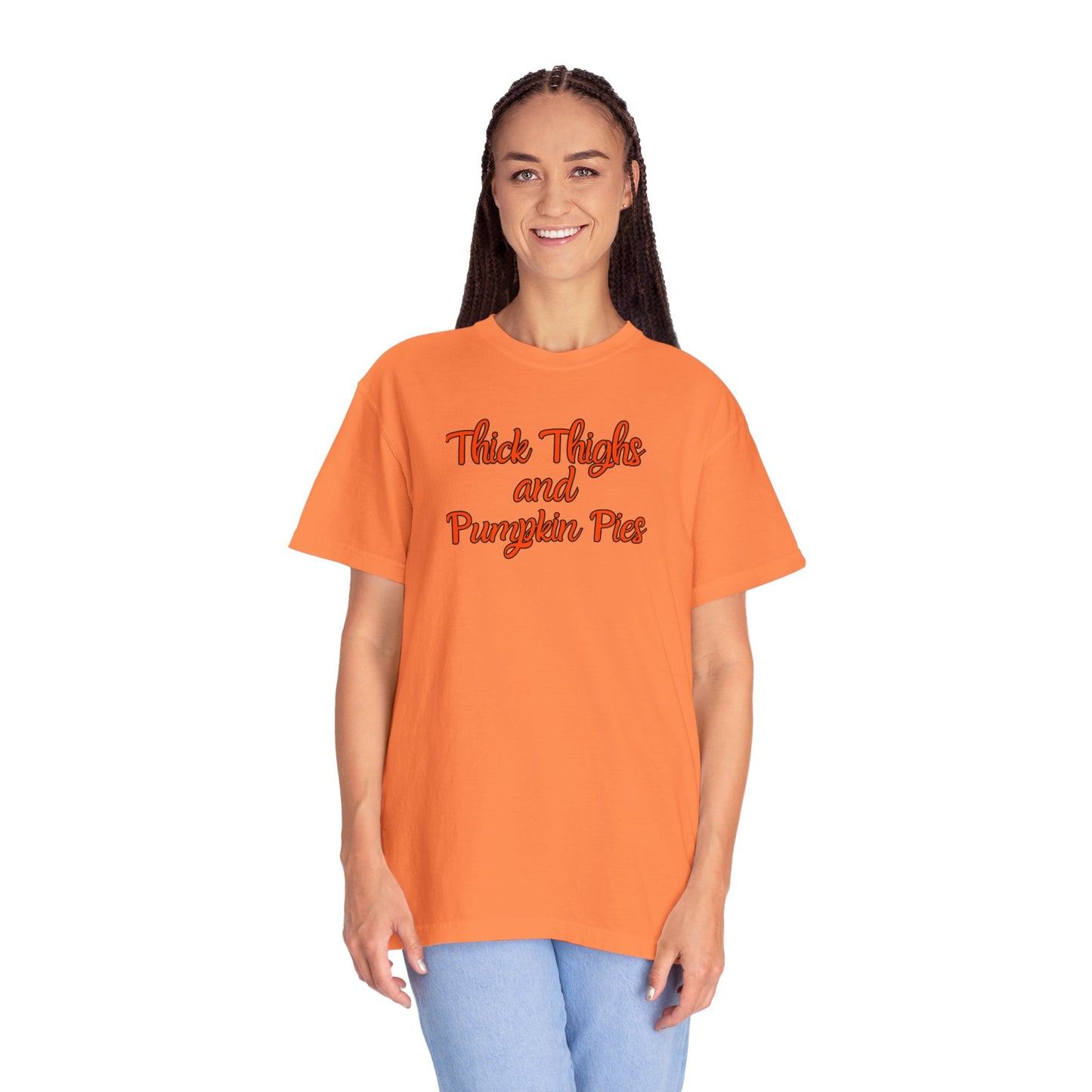 Thick Thighs and Pumpkin Pies T-shirt for Women
