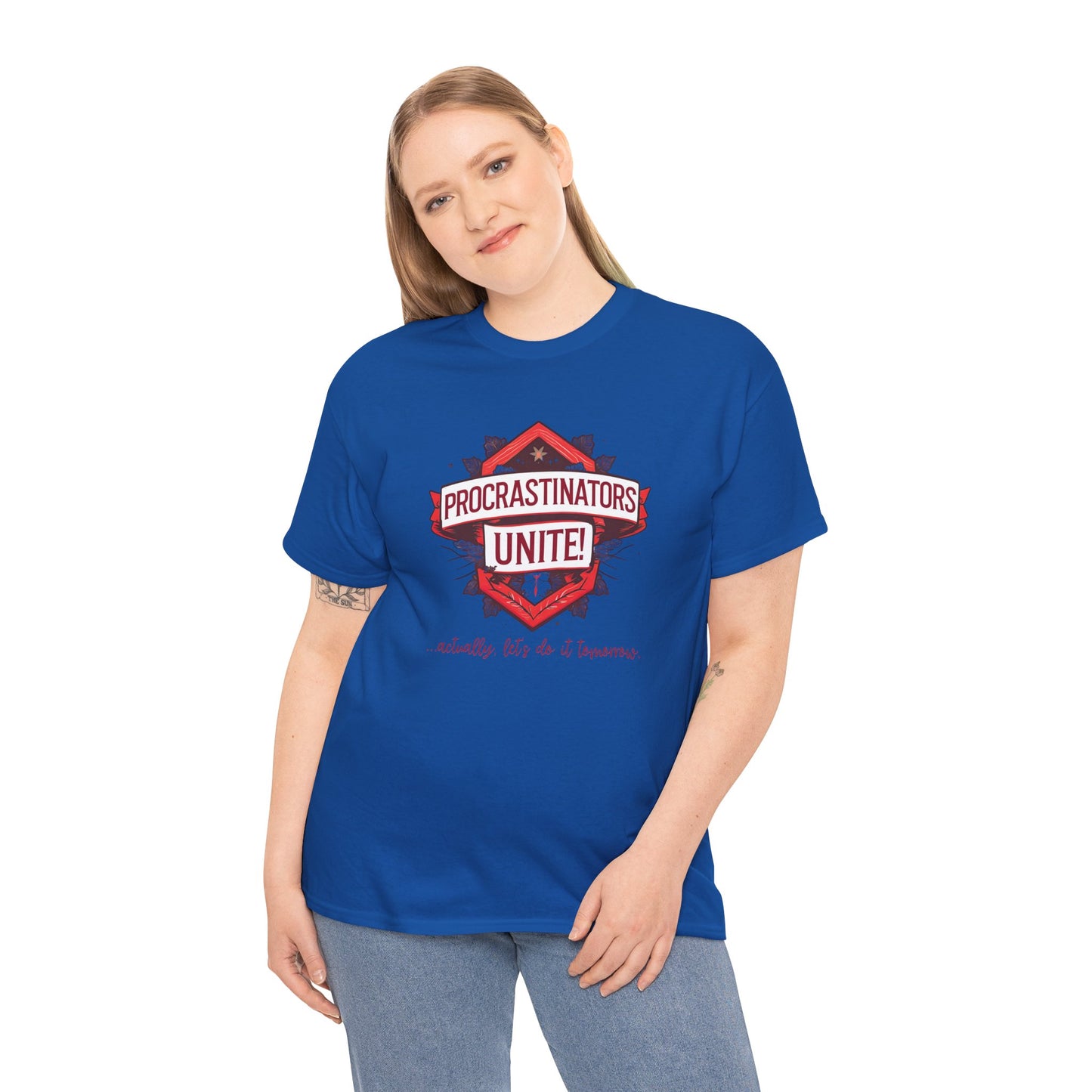 Procrastinators Unite Unisex Heavy Cotton Tee