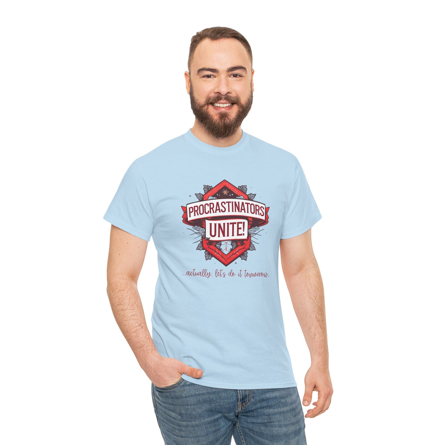 Procrastinators Unite Unisex Heavy Cotton Tee