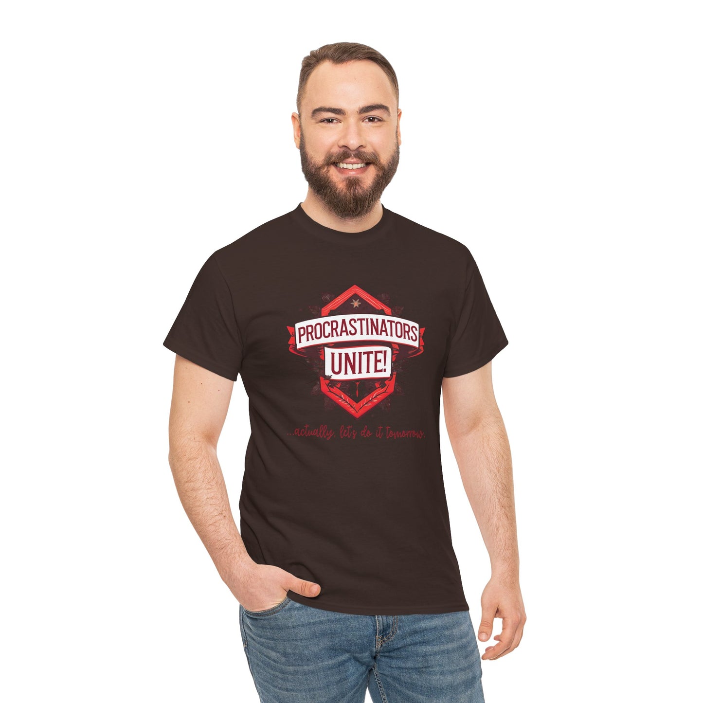 Procrastinators Unite Unisex Heavy Cotton Tee