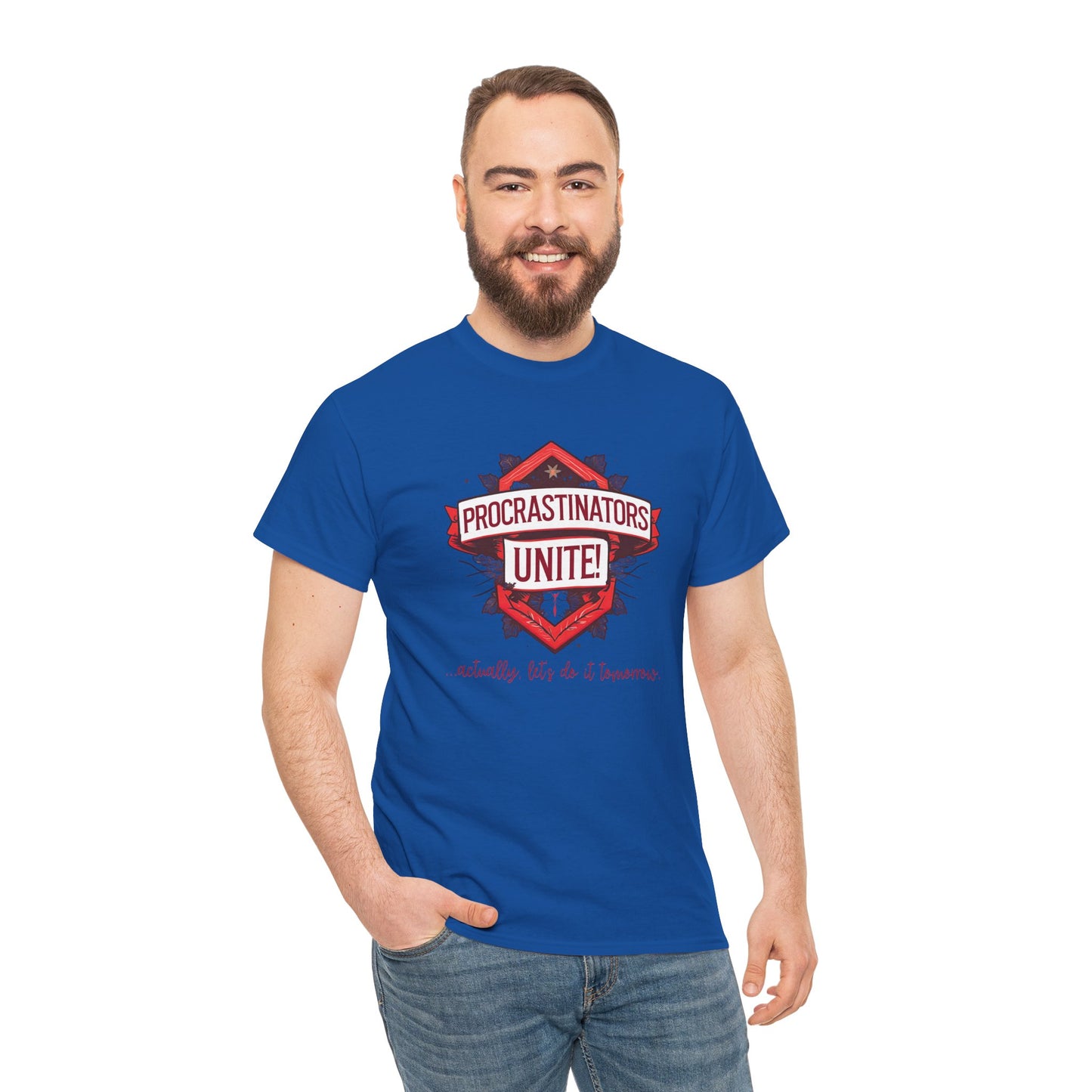 Procrastinators Unite Unisex Heavy Cotton Tee
