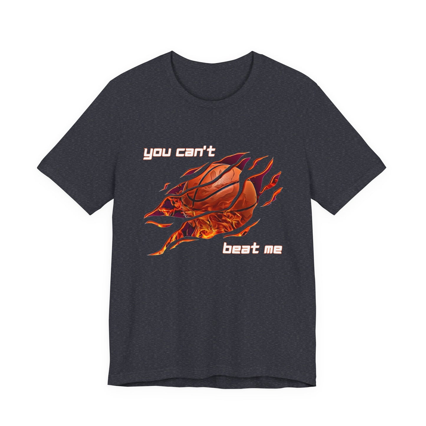 "You can't beat me" Basketball Men's Jersey Short Sleeve Tee