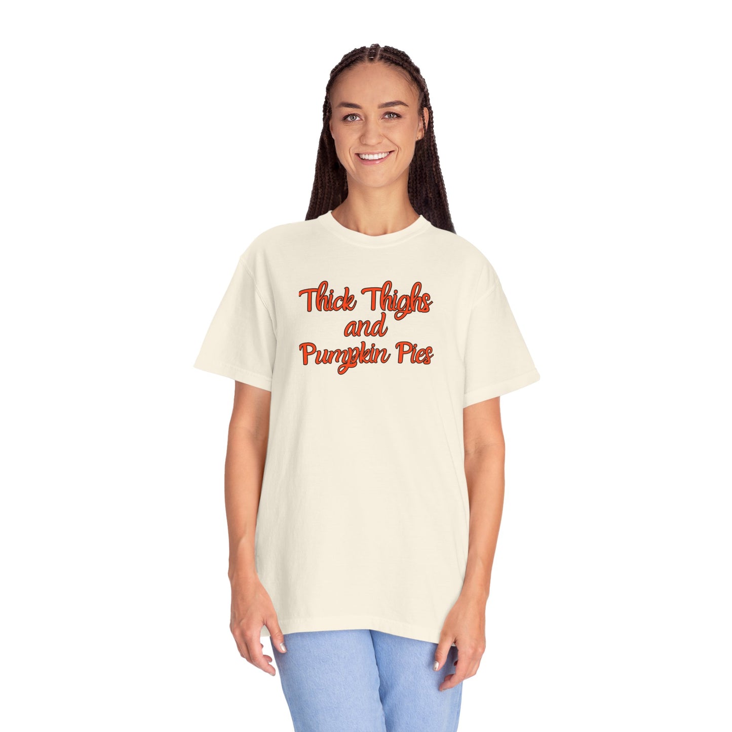 Thick Thighs and Pumpkin Pies T-shirt for Women