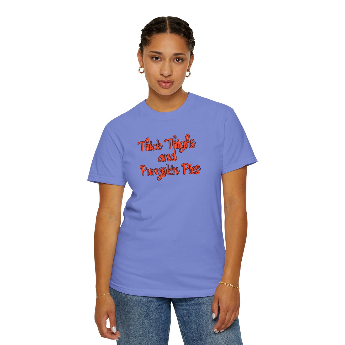 Thick Thighs and Pumpkin Pies T-shirt for Women
