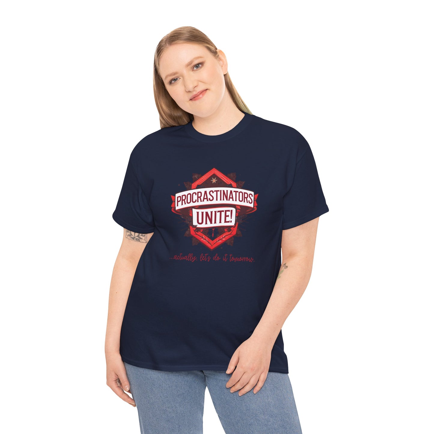 Procrastinators Unite Unisex Heavy Cotton Tee