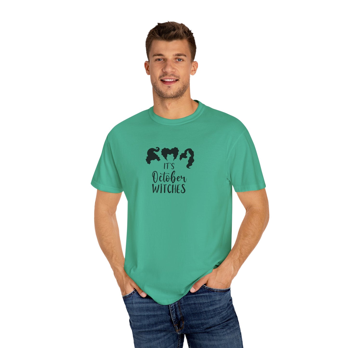 It's October Witches Unisex T-Shirt - Halloween Apparel