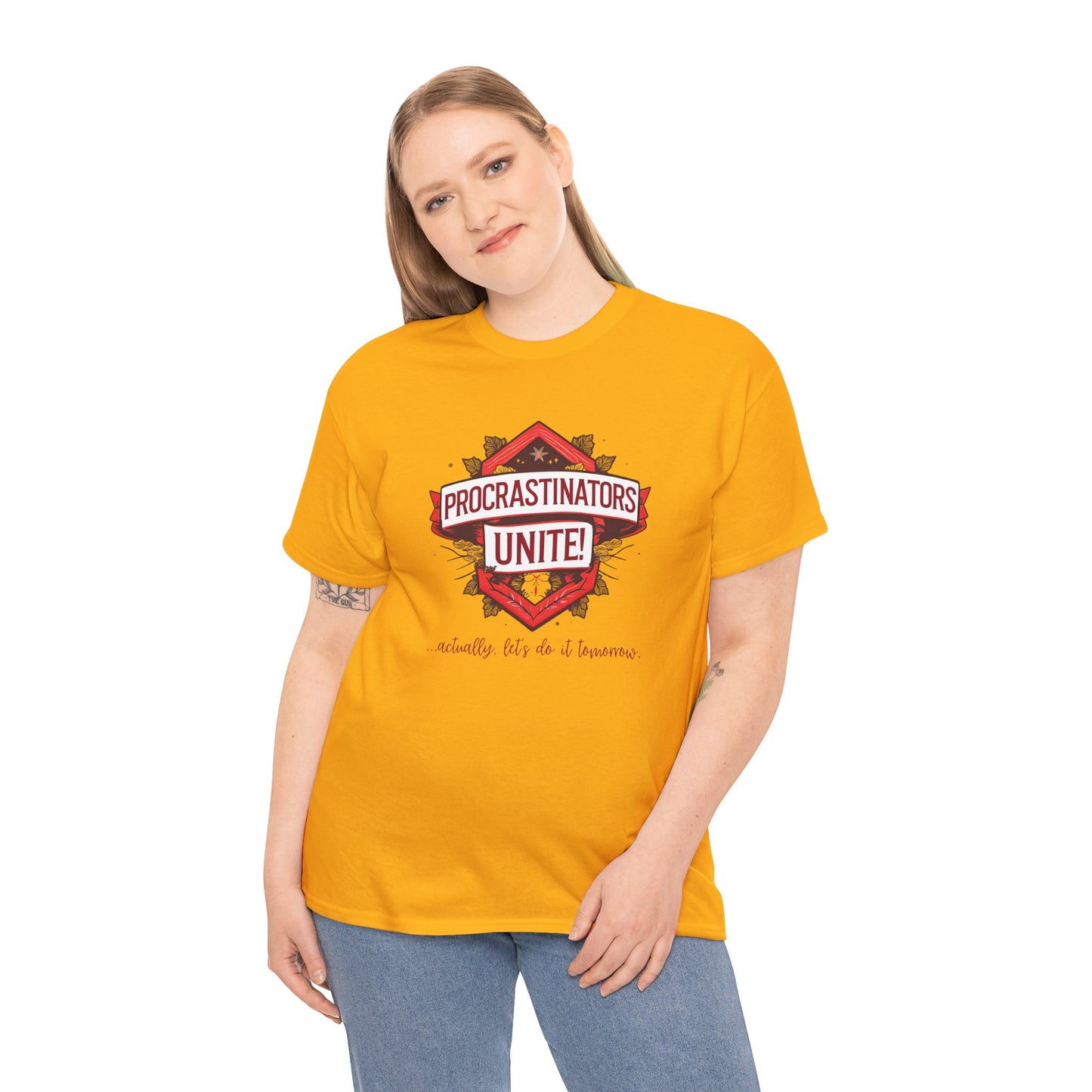 Procrastinators Unite Unisex Heavy Cotton Tee