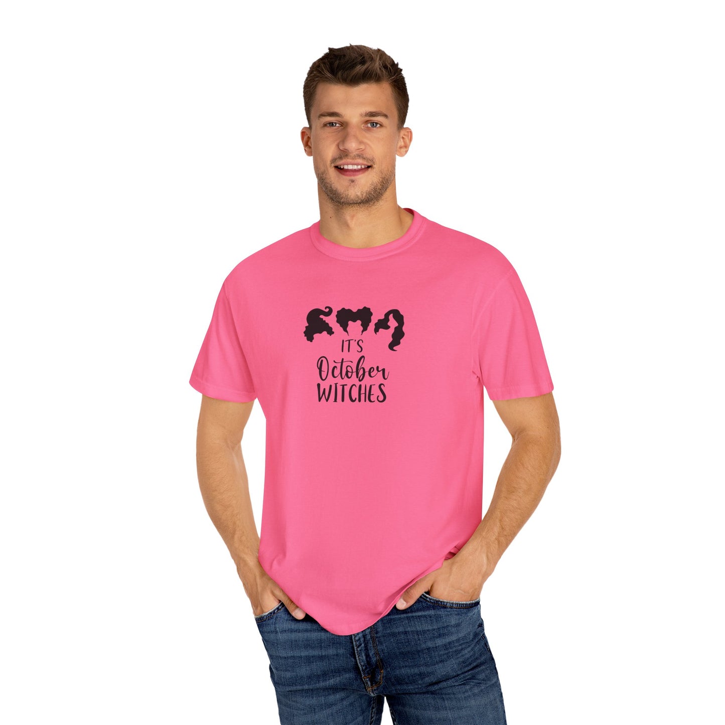 It's October Witches Unisex T-Shirt - Halloween Apparel