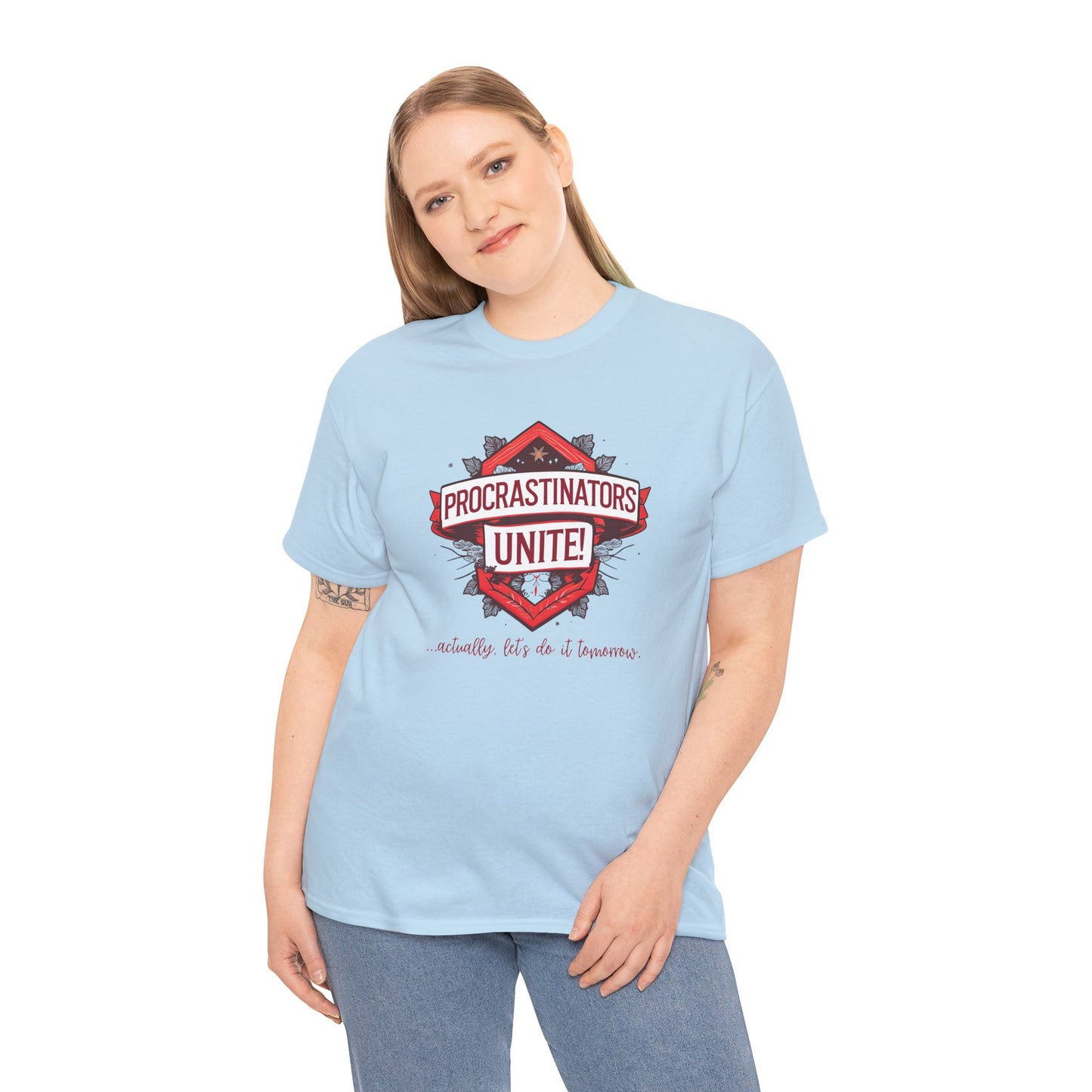Procrastinators Unite Unisex Heavy Cotton Tee