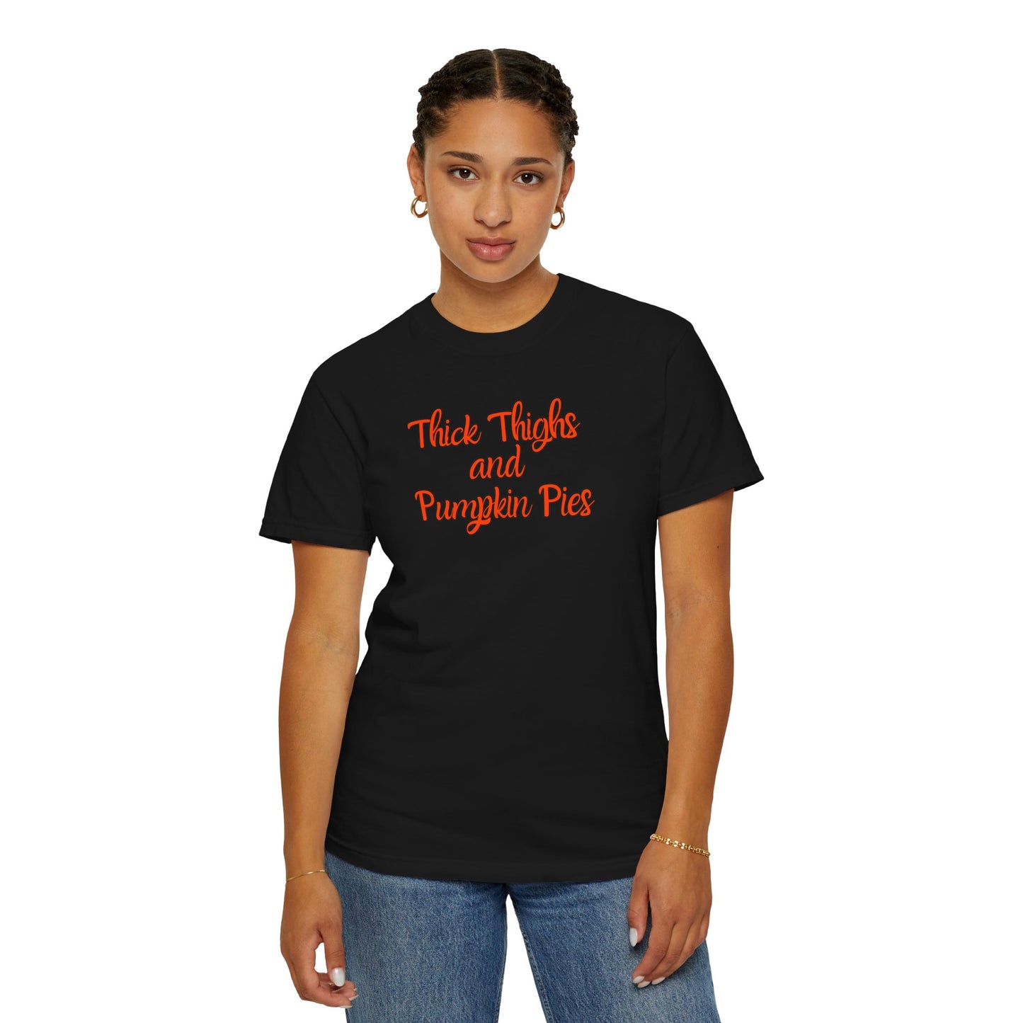 Thick Thighs and Pumpkin Pies T-shirt for Women
