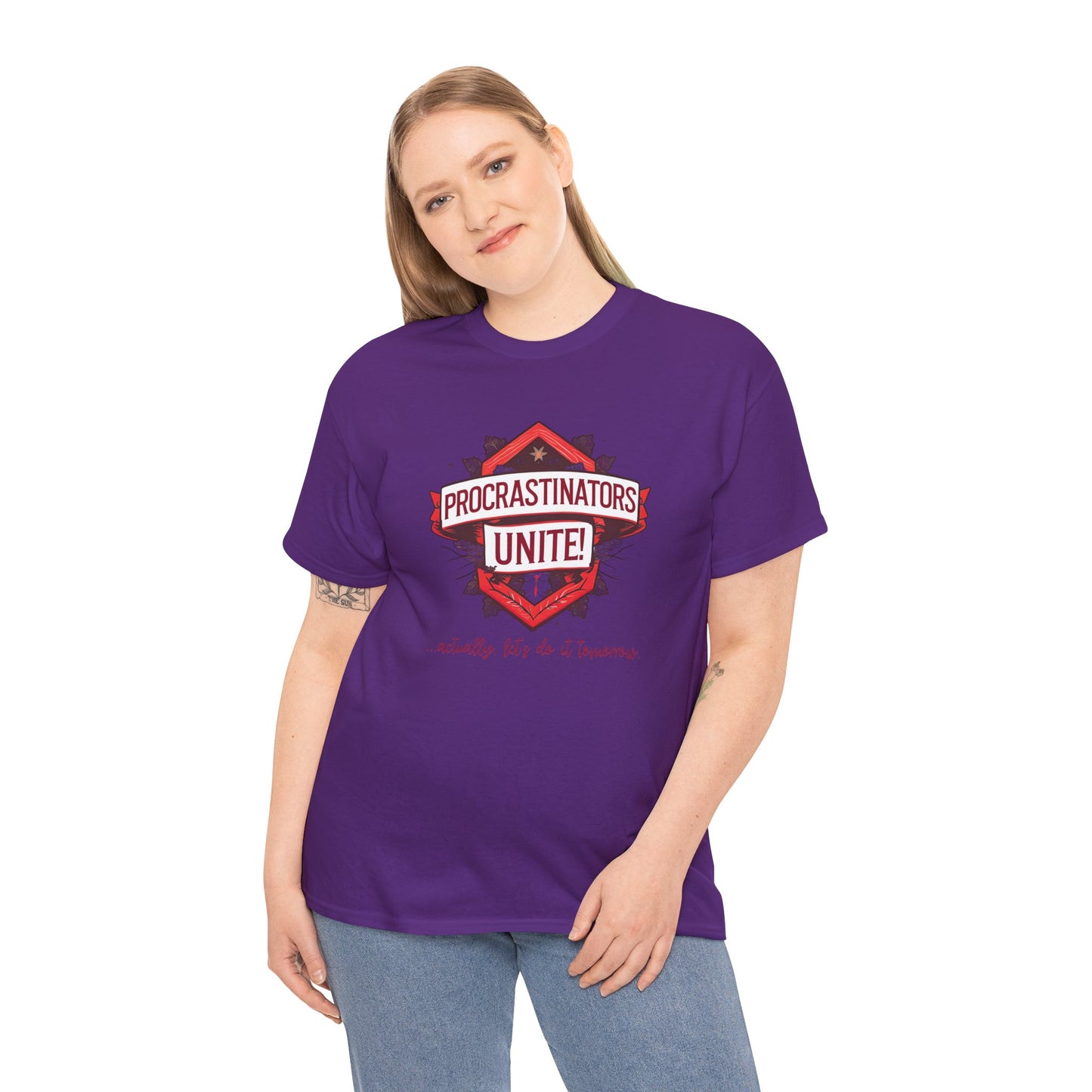 Procrastinators Unite Unisex Heavy Cotton Tee