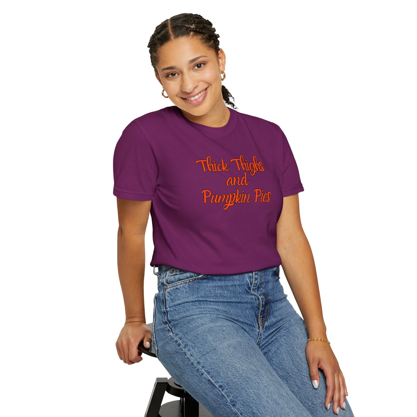 Thick Thighs and Pumpkin Pies T-shirt for Women