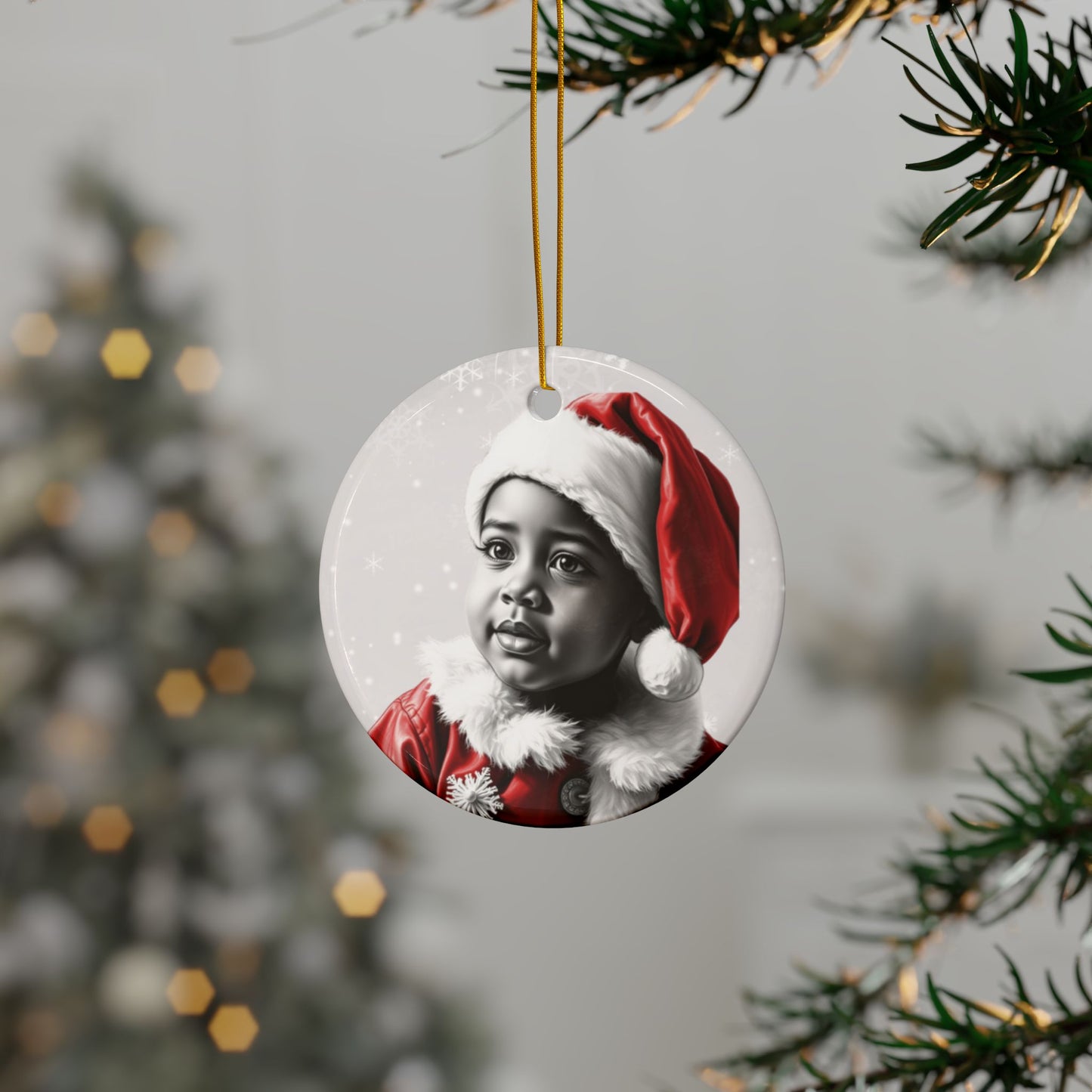 Santa Babies #1 - Precious Ceramic Christmas Ornaments Series