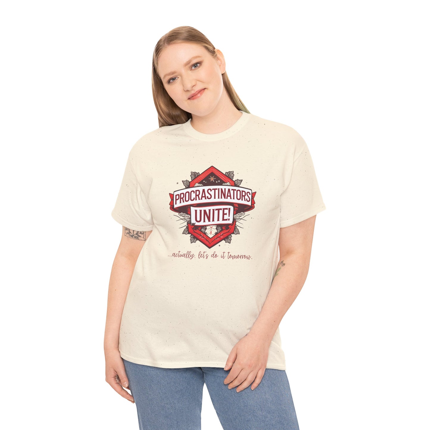 Procrastinators Unite Unisex Heavy Cotton Tee