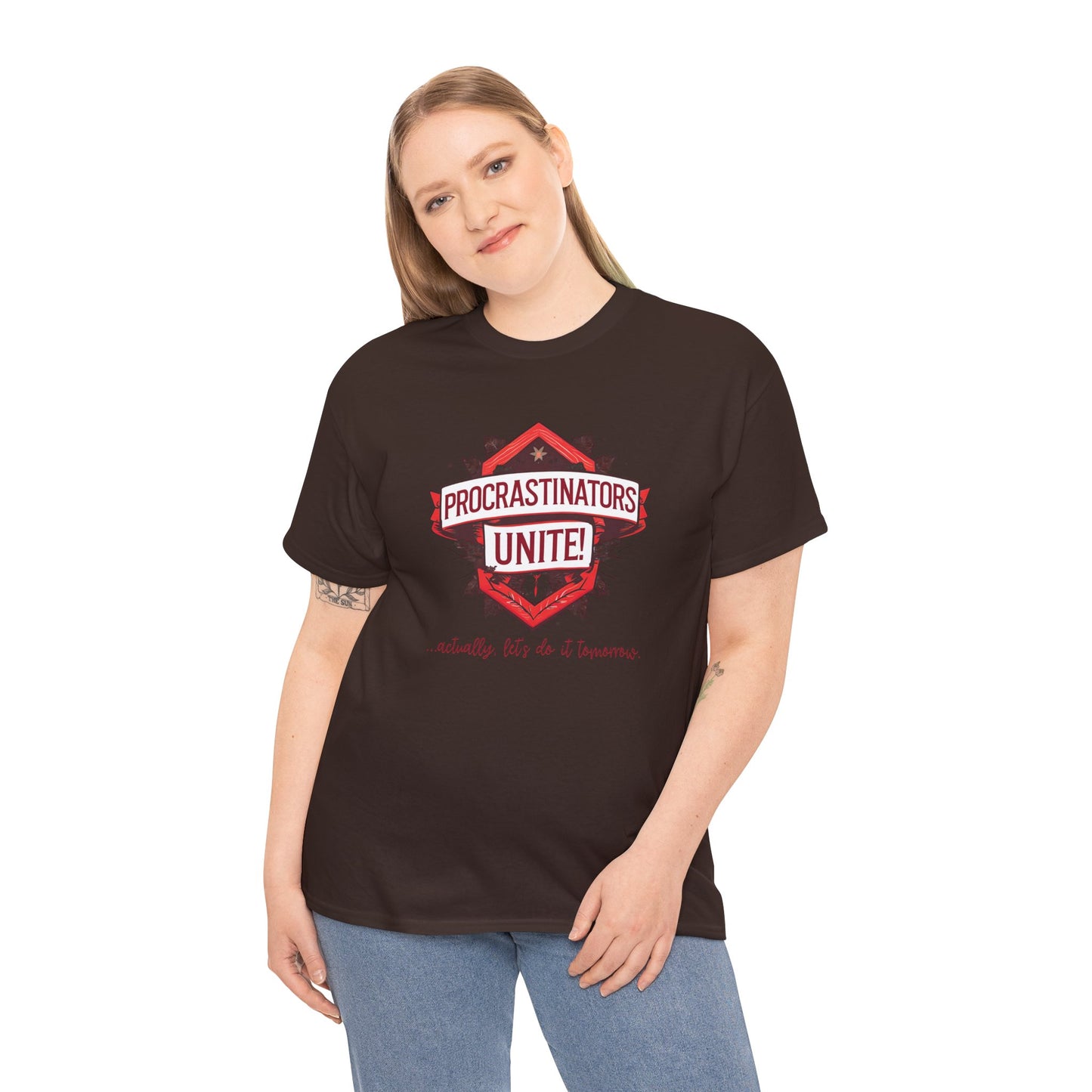 Procrastinators Unite Unisex Heavy Cotton Tee