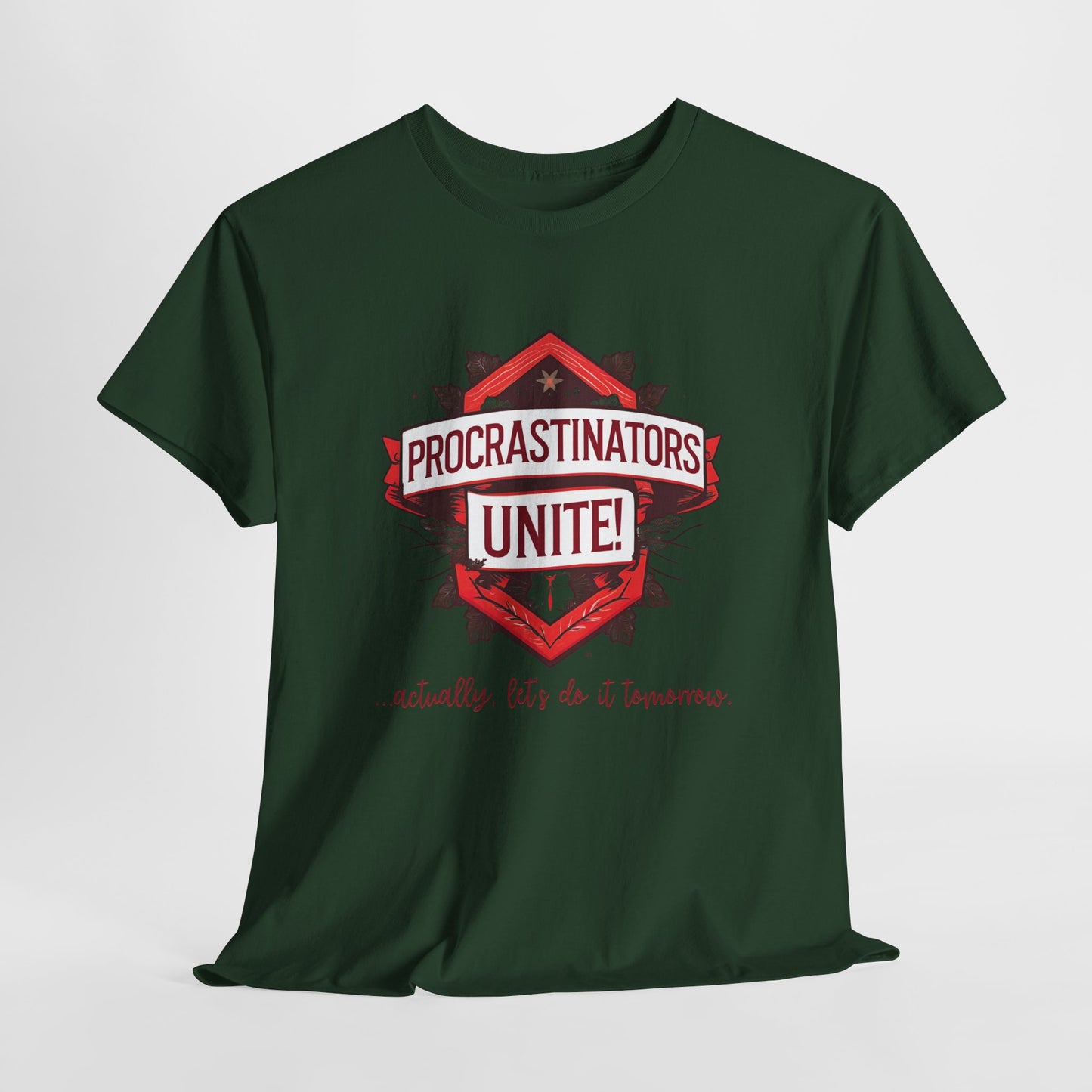 Procrastinators Unite Unisex Heavy Cotton Tee