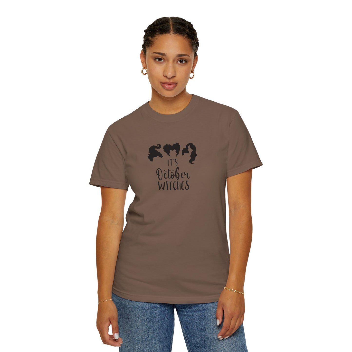 It's October Witches Unisex T-Shirt - Halloween Apparel