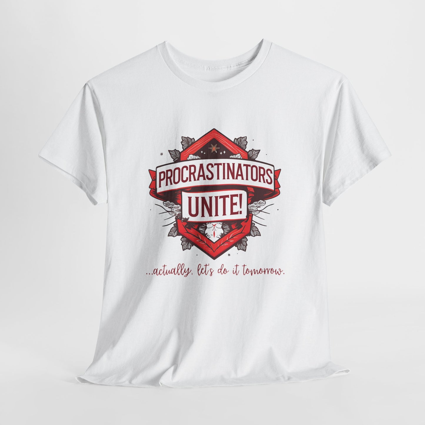 Procrastinators Unite Unisex Heavy Cotton Tee